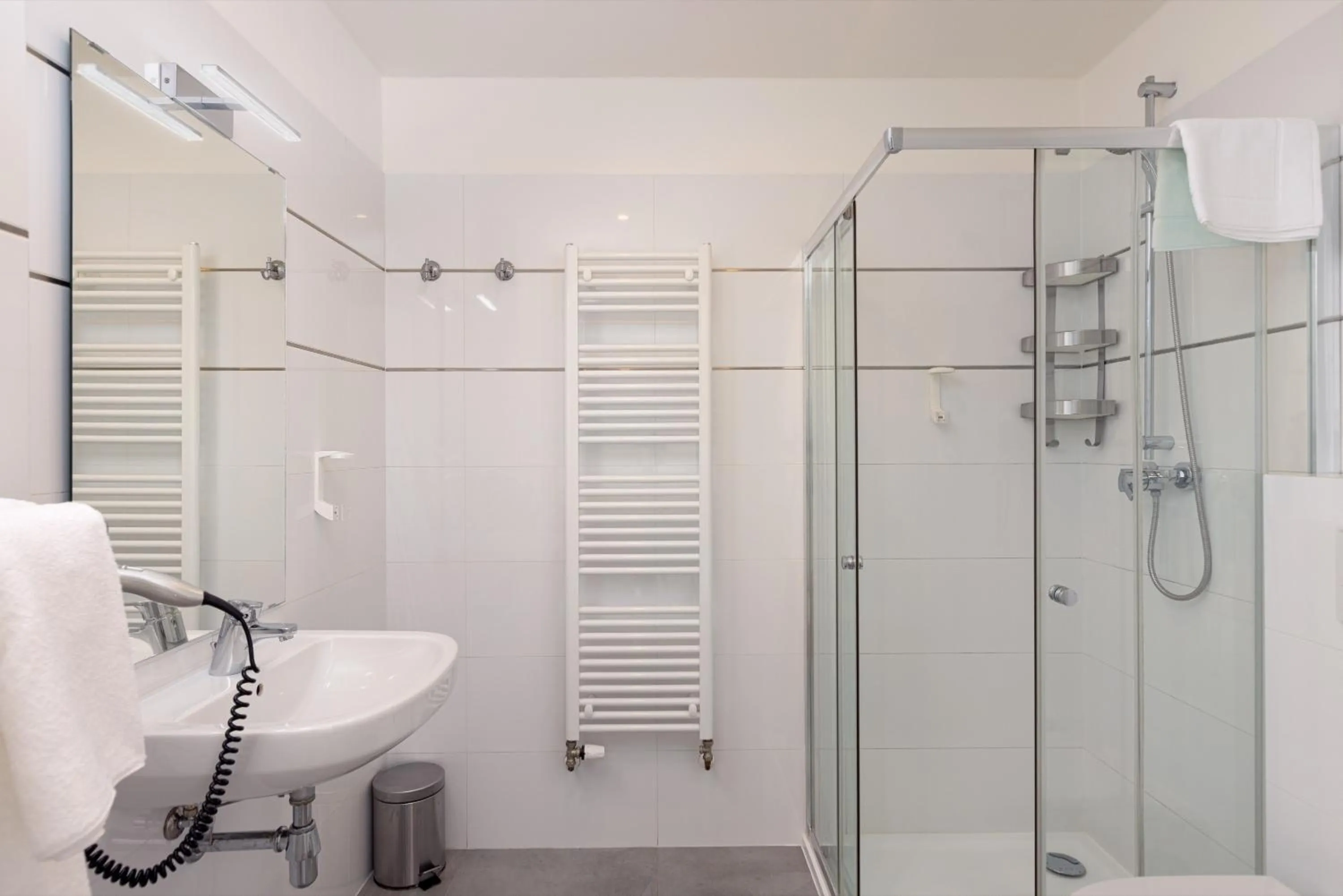 Shower in Salvatore Prague Rooms