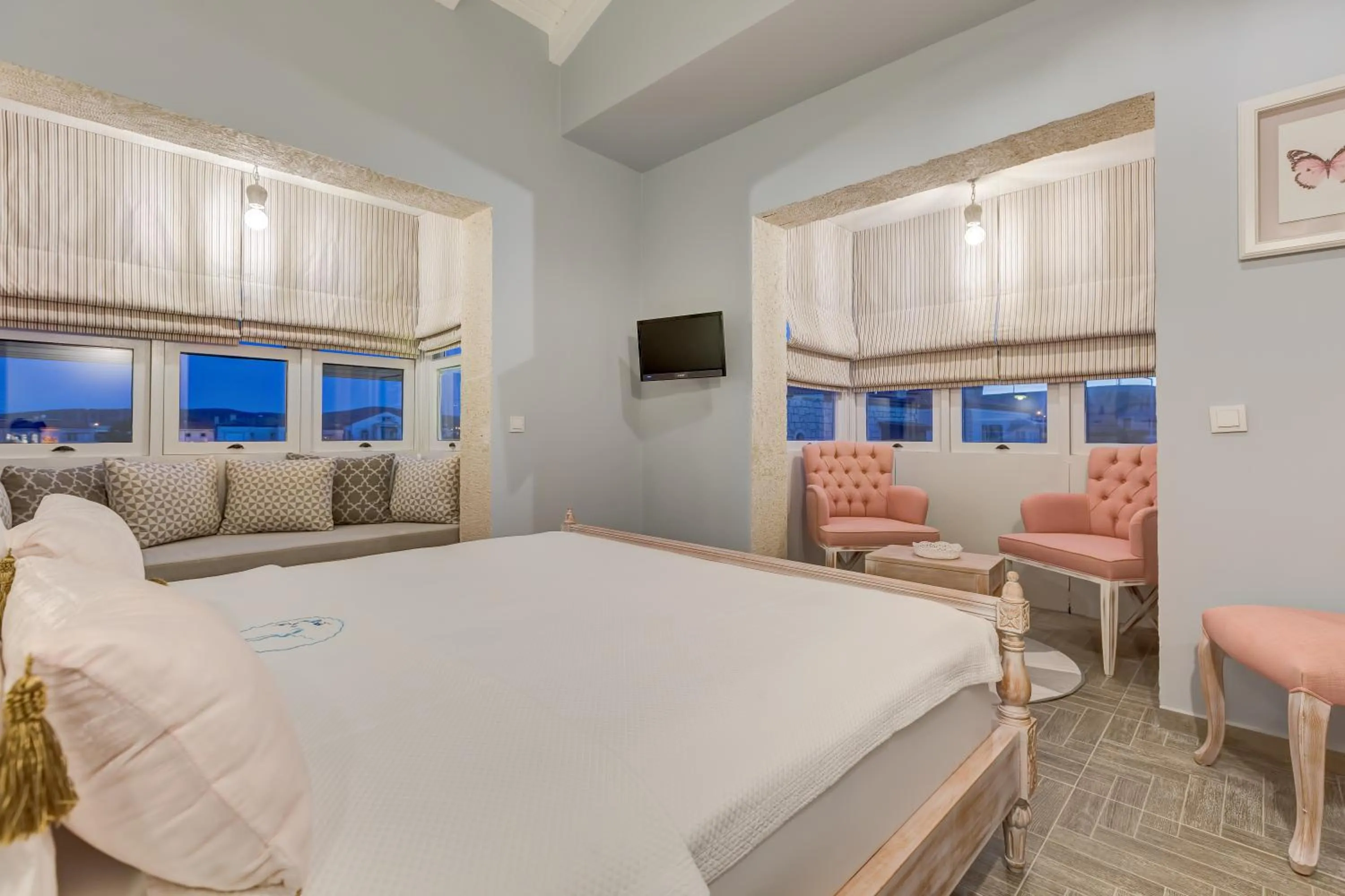 Balcony/Terrace, Bed in Levin Hotel Alacati