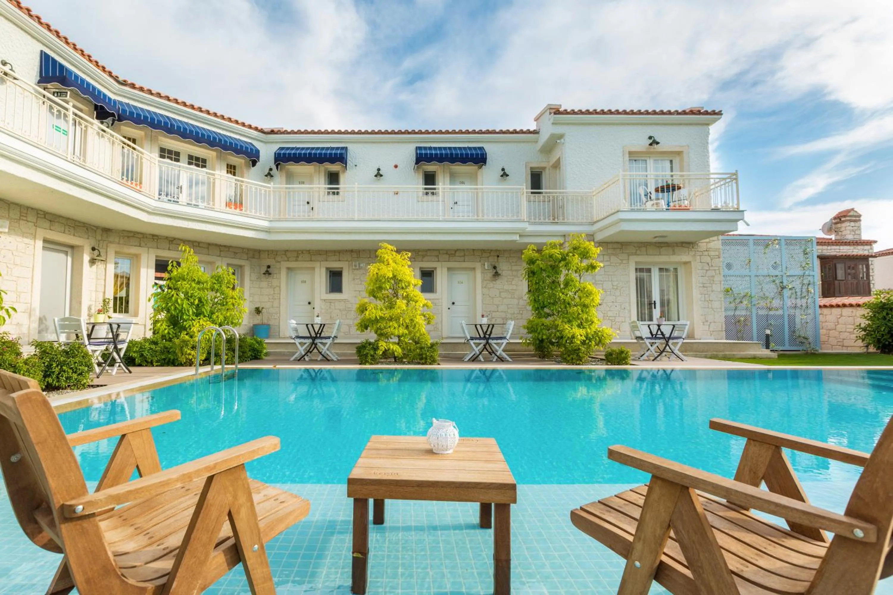 Garden view in Levin Hotel Alacati