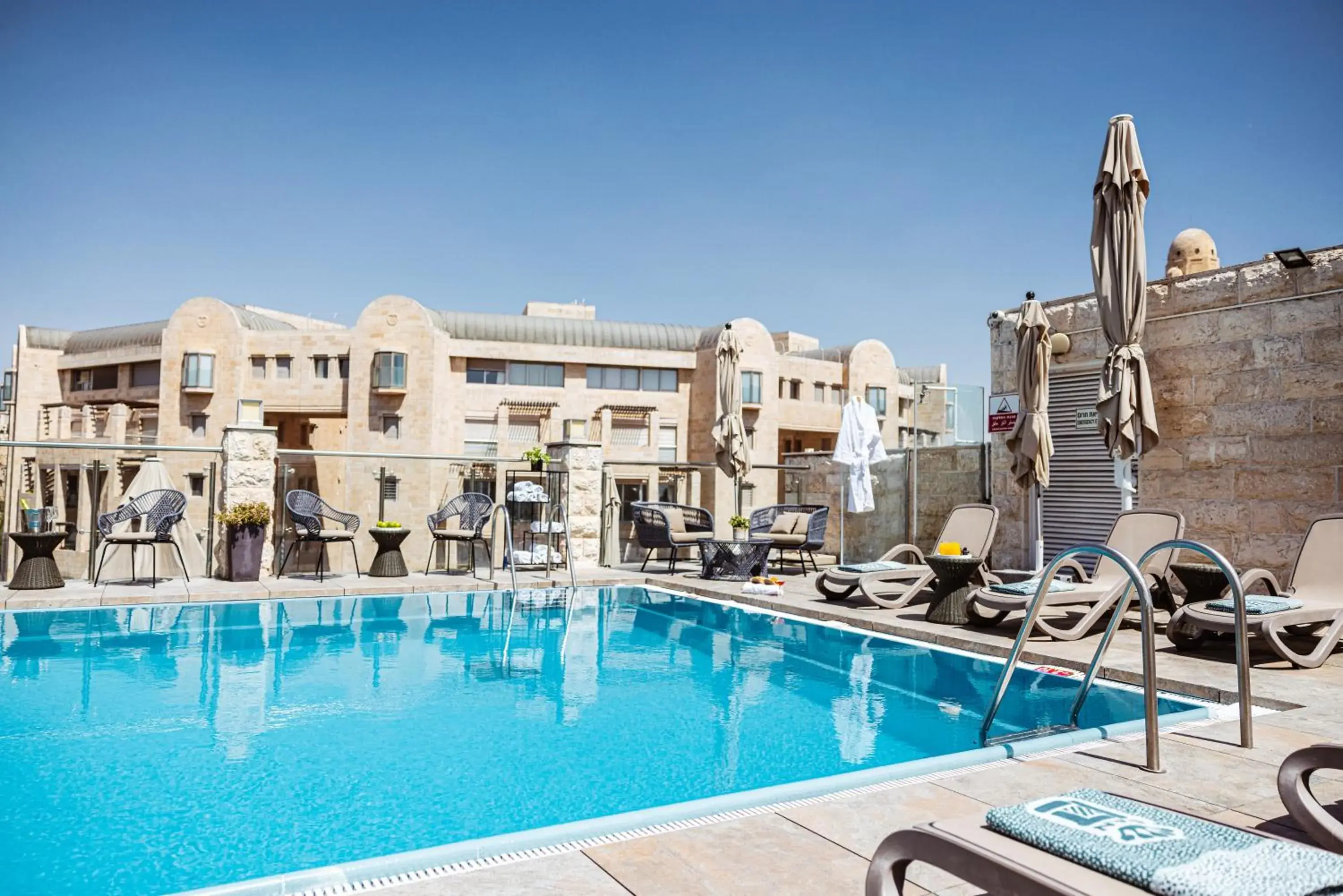 Swimming pool in Dan Panorama Jerusalem Hotel Swimming pool in Dan Panorama Jerusalem Hotel