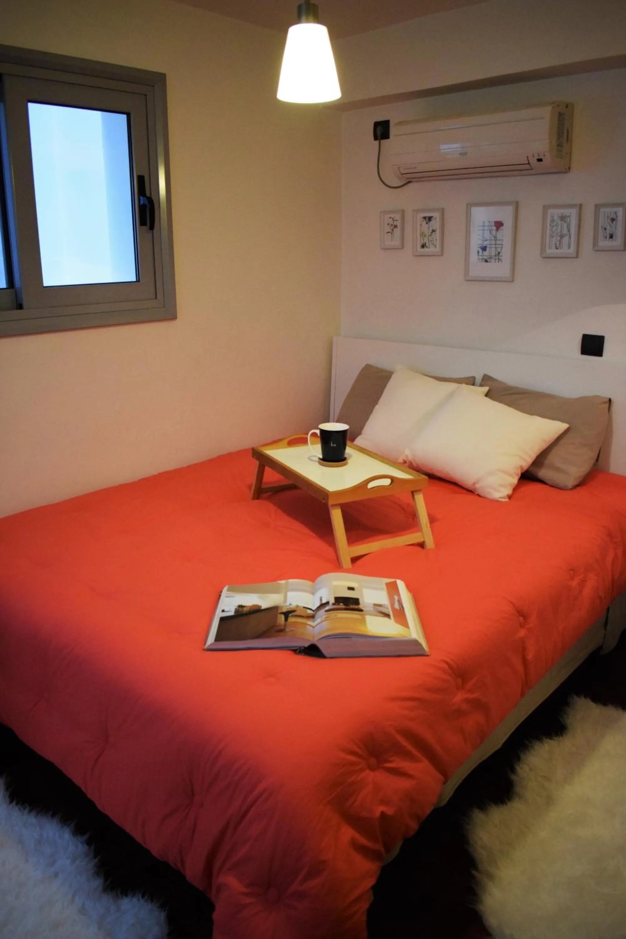 Bed in Panorama Penthouse & Studios