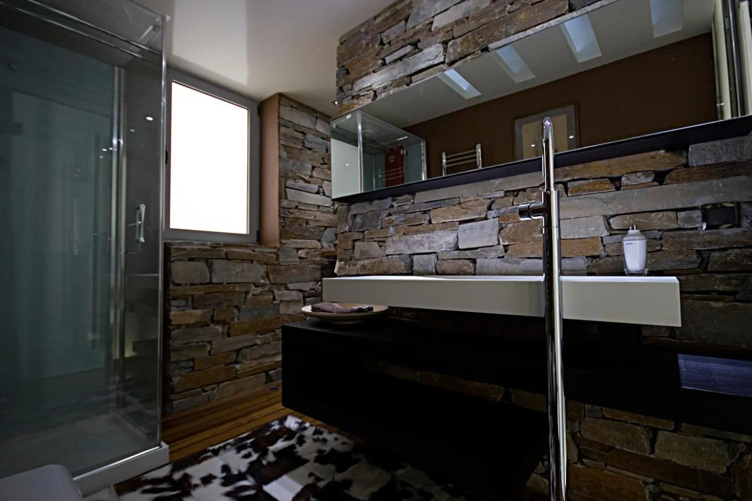 Bathroom in Panorama Penthouse & Studios