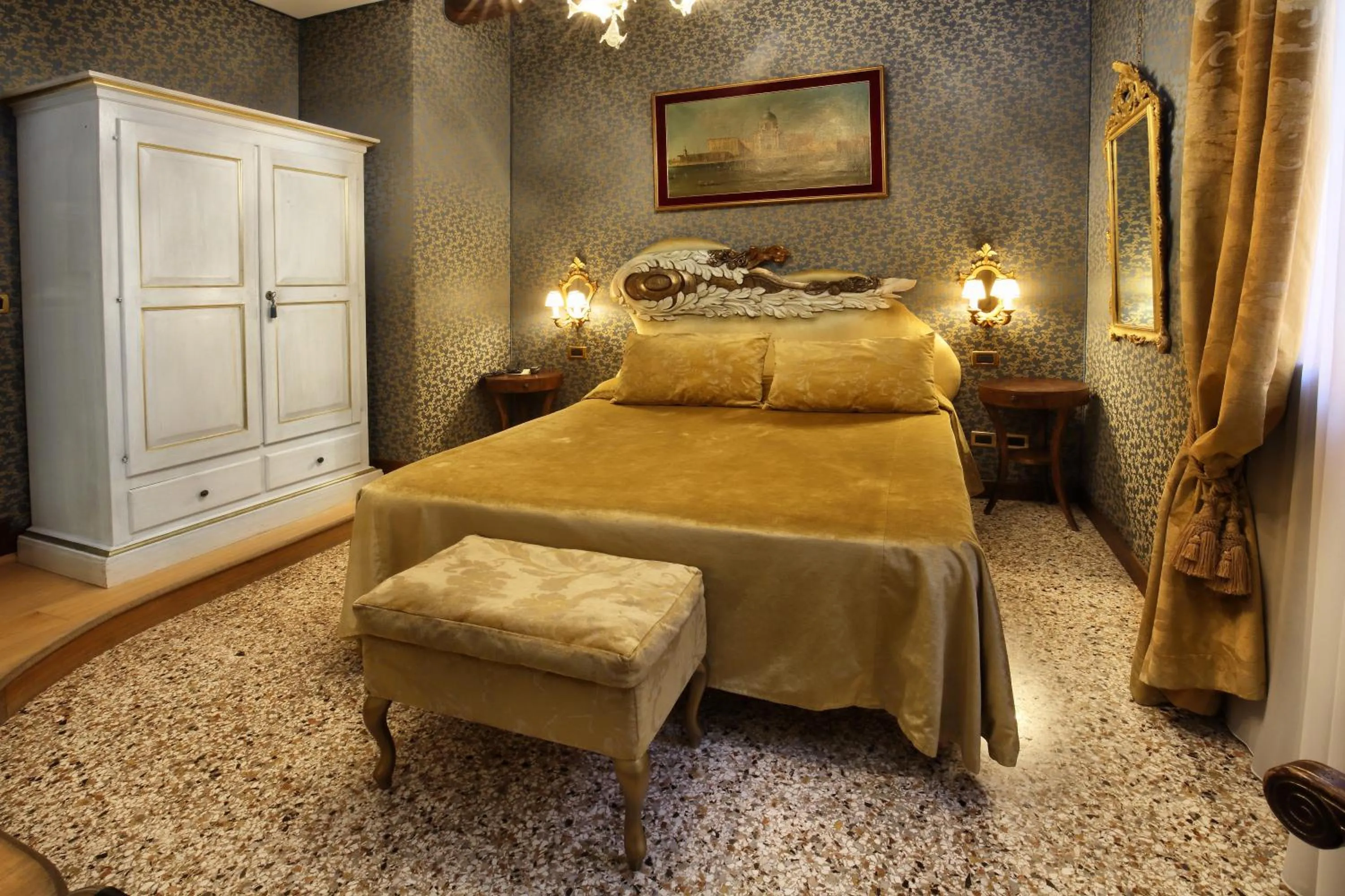 Bedroom, Bed in Ca' Pagan