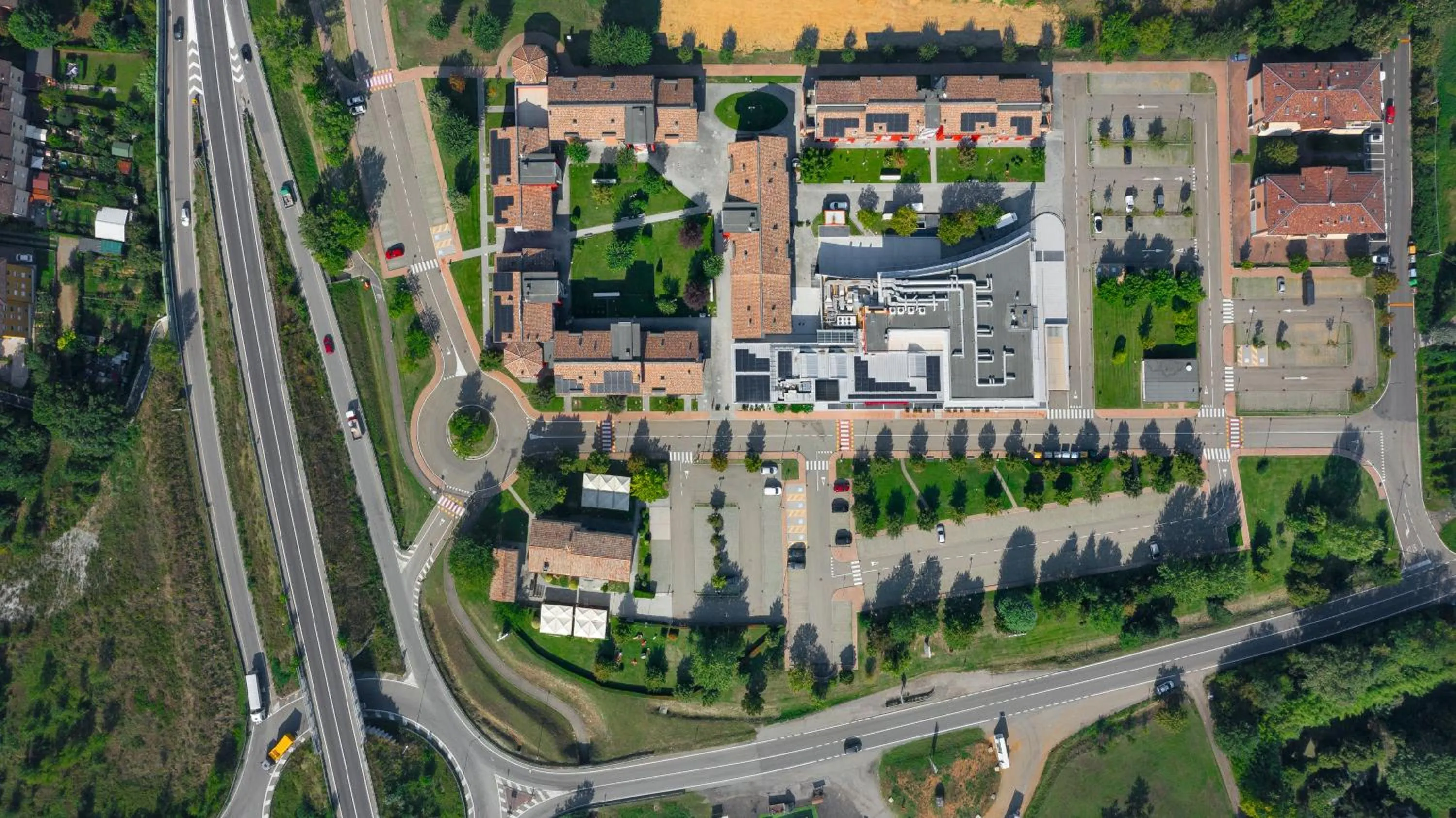 Bird's eye view in Hotel Maranello Village