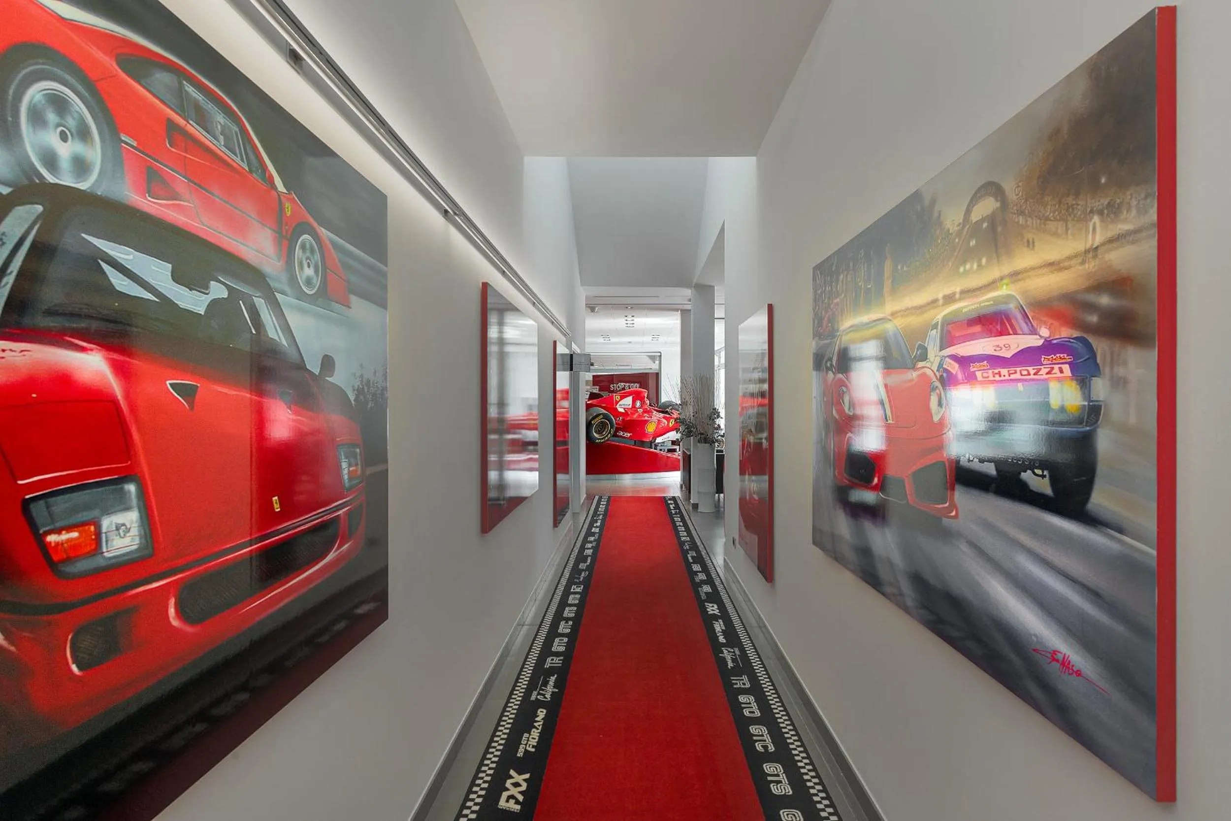 Lobby or reception in Hotel Maranello Village