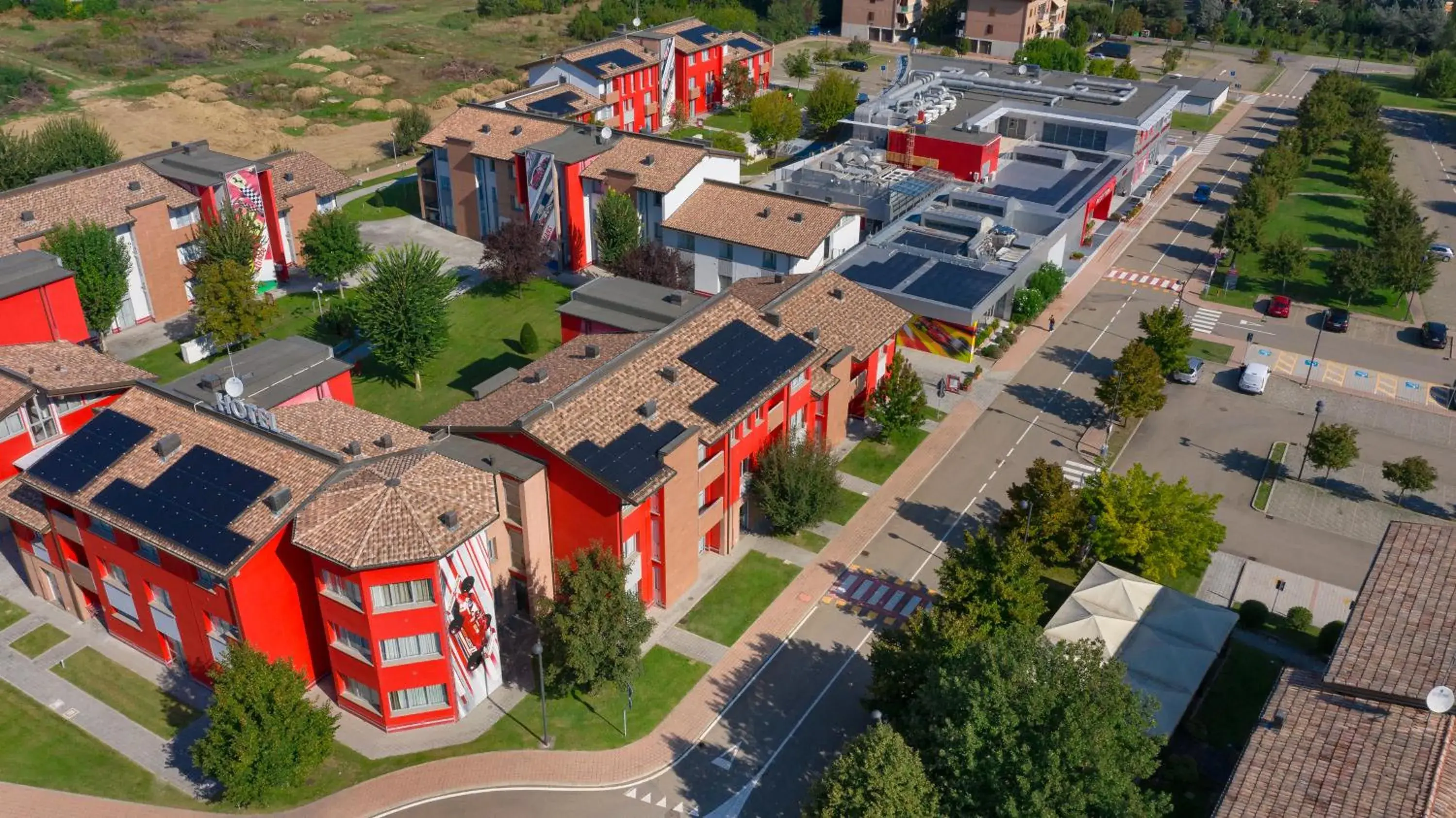 Bird's eye view in Hotel Maranello Village Bird's eye view in Hotel Maranello Village