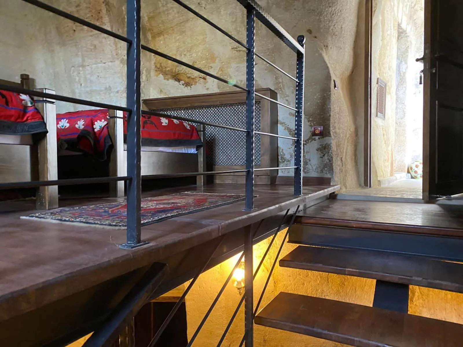 Bed in Ürgüp Inn Cave Hotel