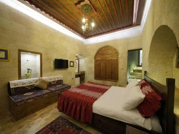 Bed in Ürgüp Inn Cave Hotel
