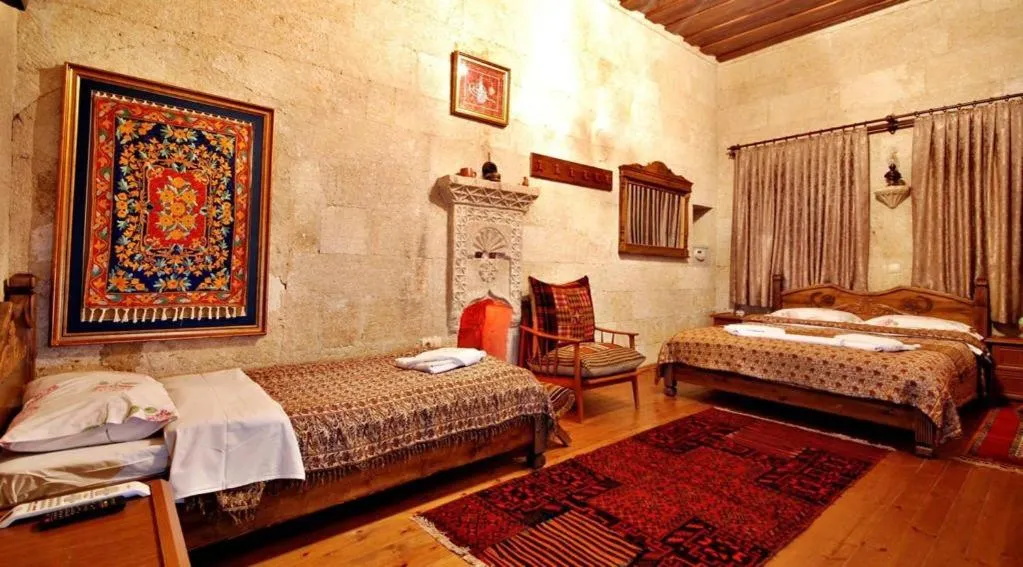 Bed in Ürgüp Inn Cave Hotel