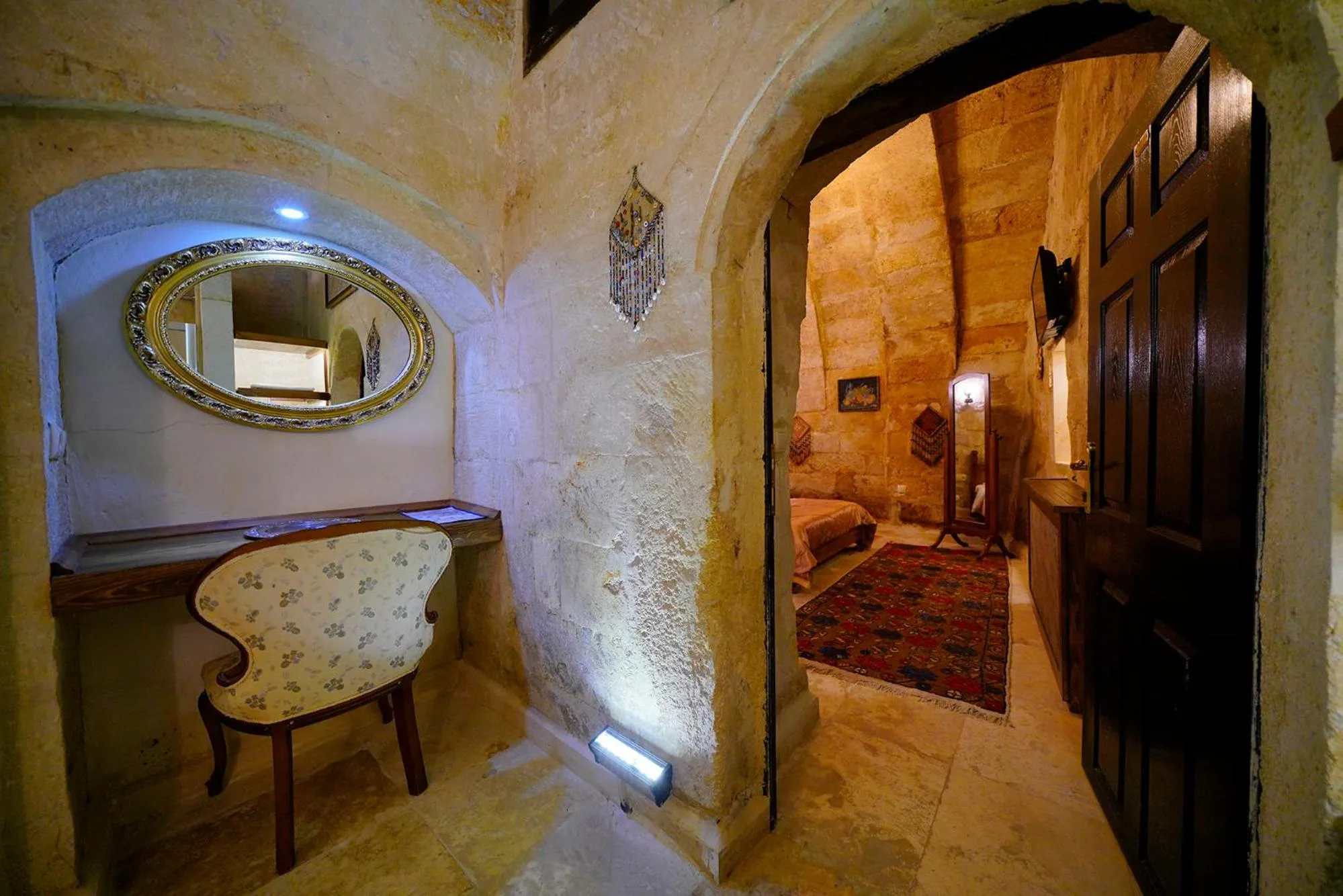 Bed in Ürgüp Inn Cave Hotel