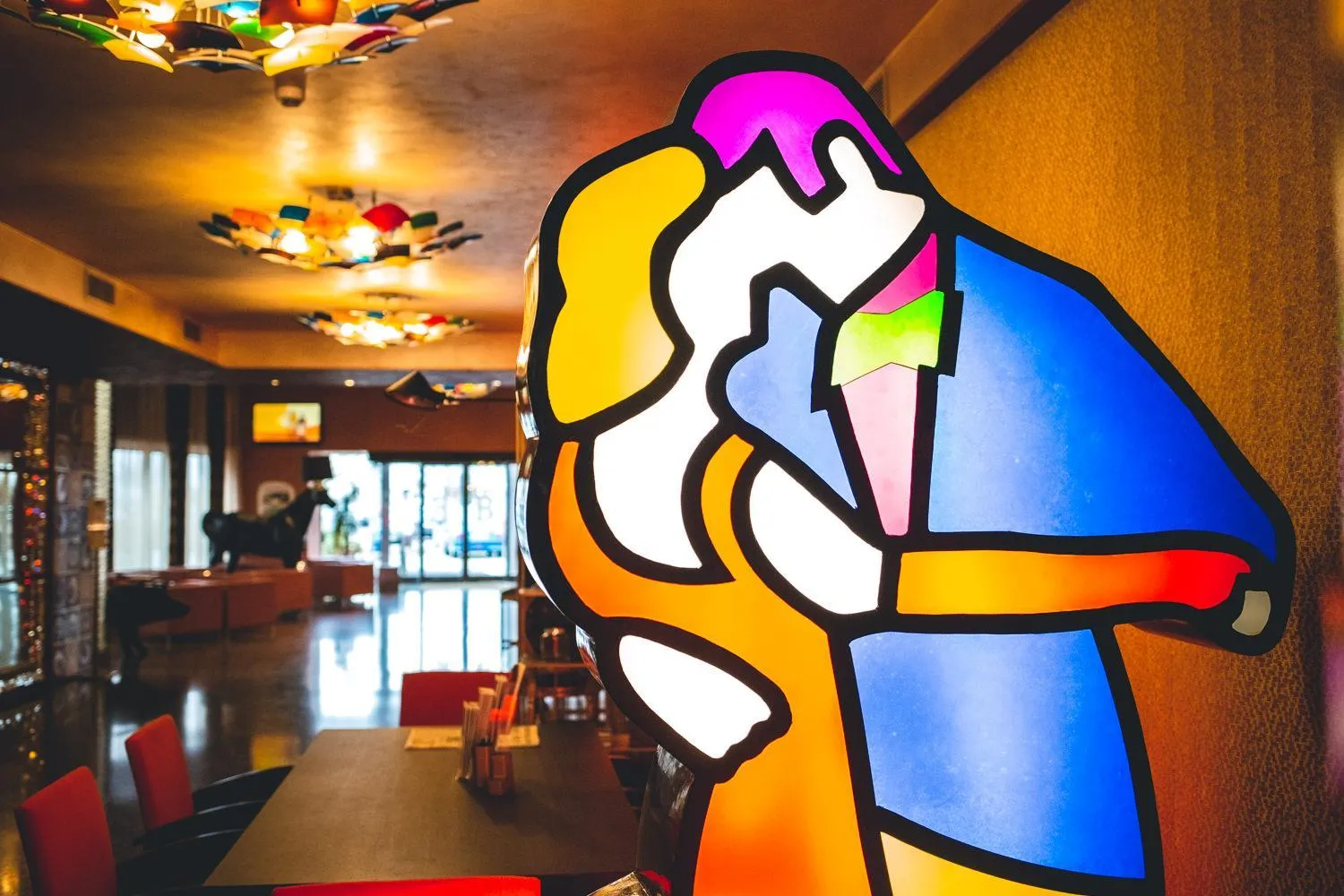 Lobby or reception in Base Hotel