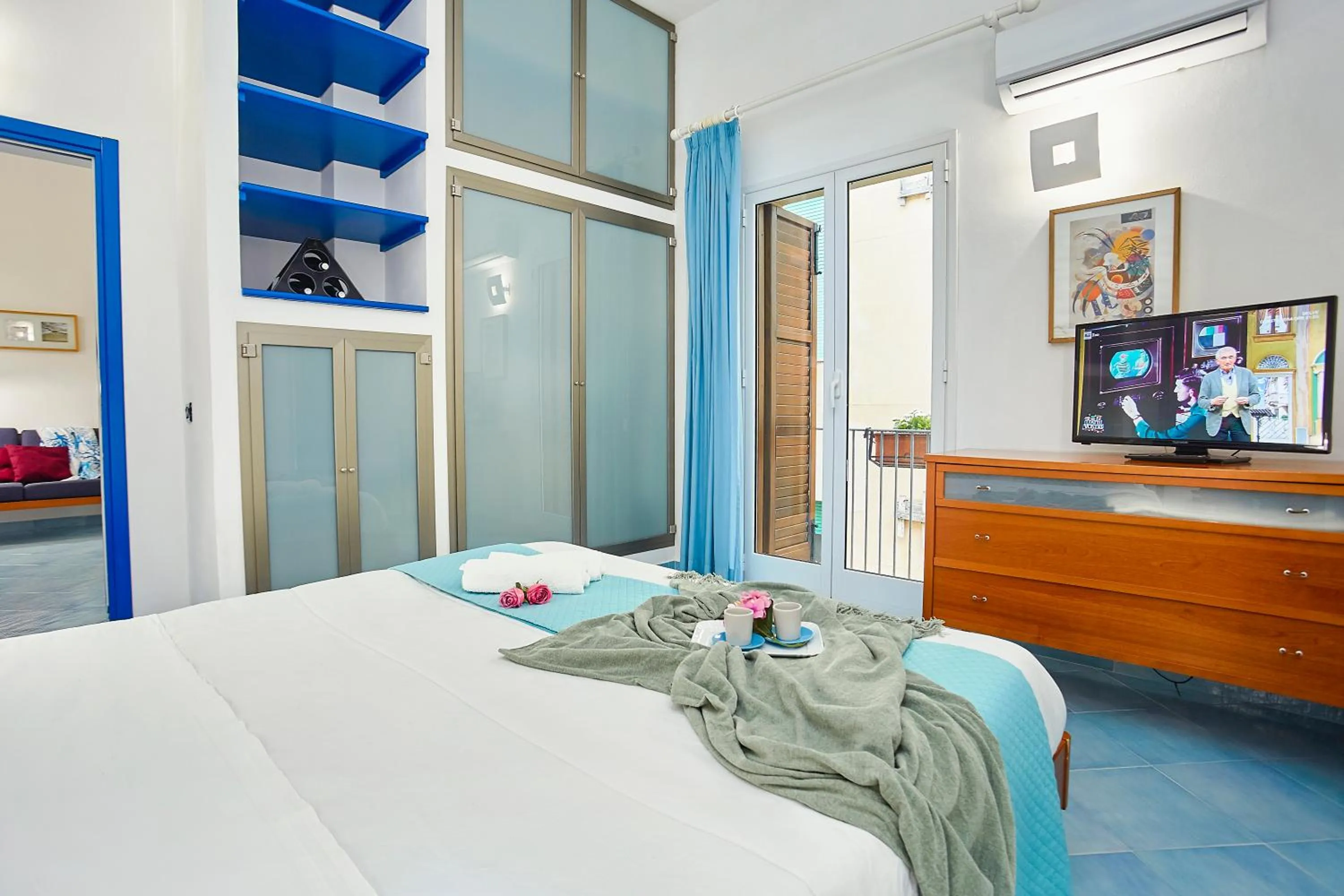 Bedroom, Bed in Appartamenti Rosa Dei Venti