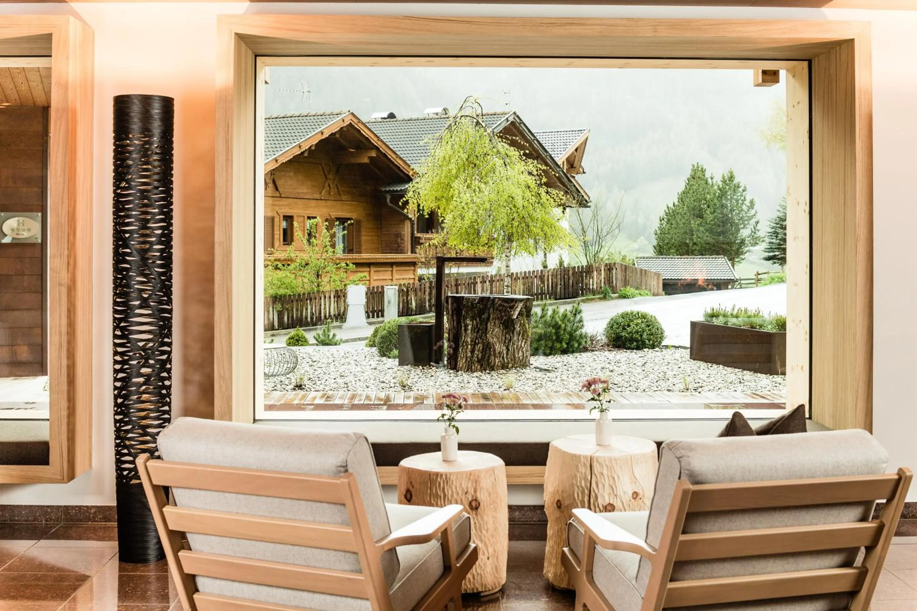 Lobby or reception in Hotel Valserhof