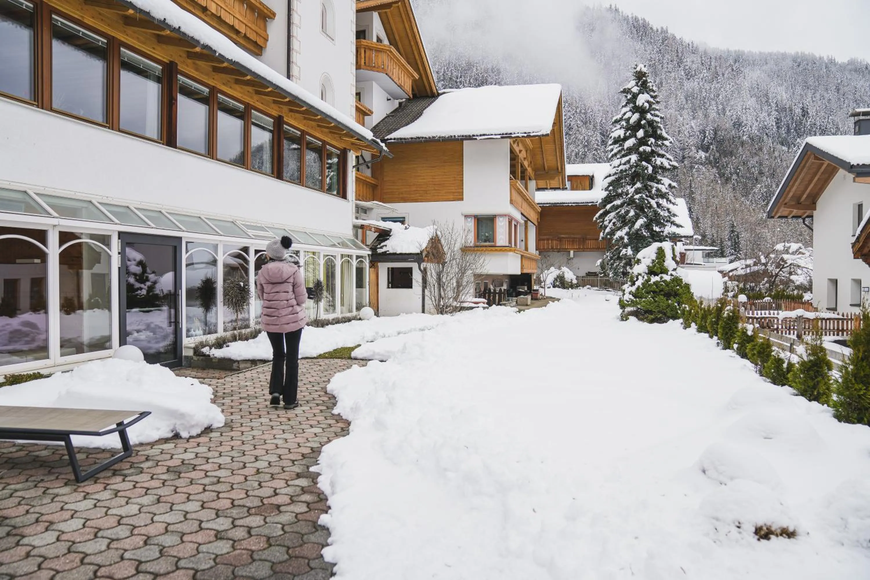 Garden in Hotel Valserhof