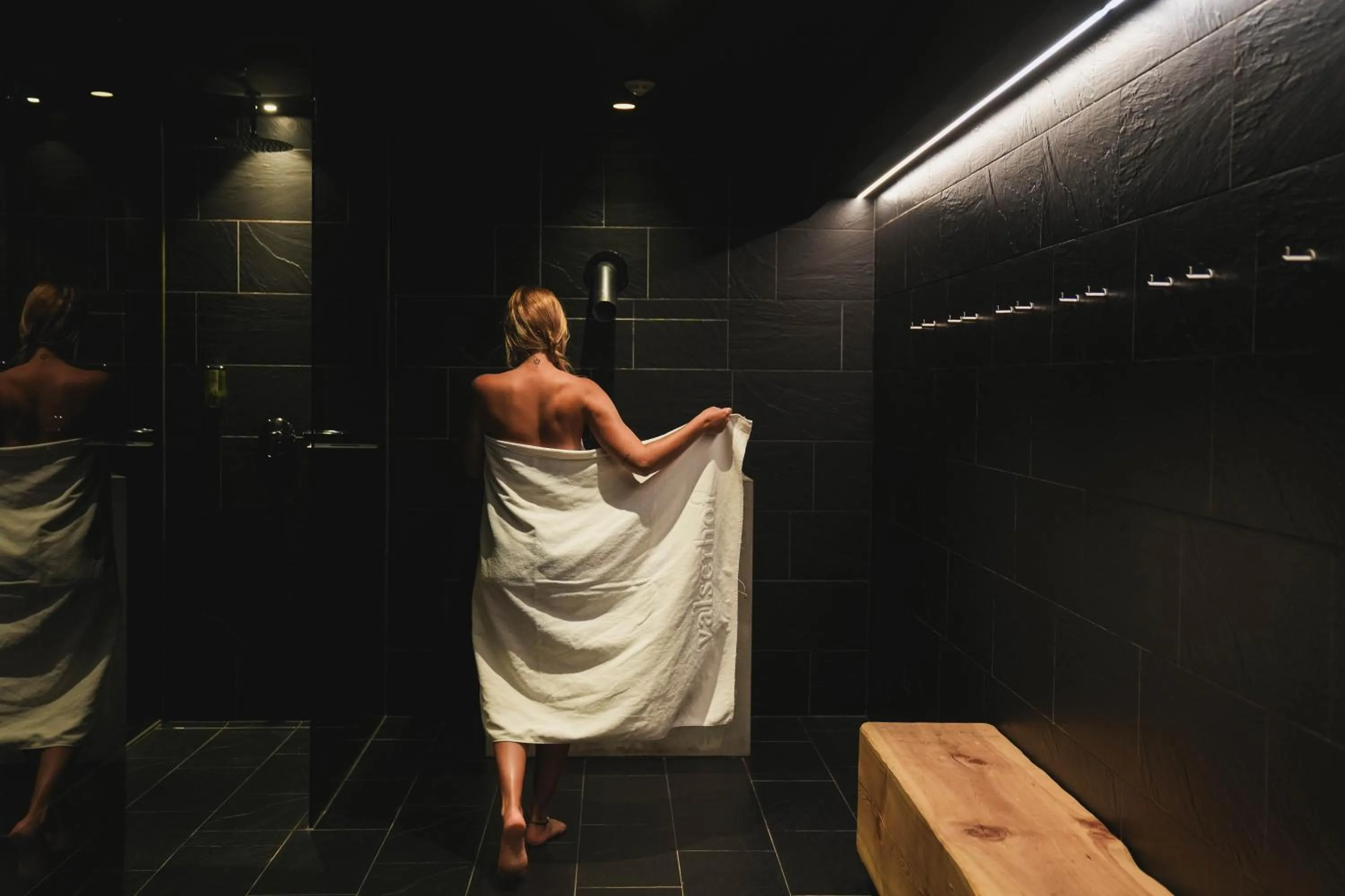 Spa and wellness centre/facilities in Hotel Valserhof