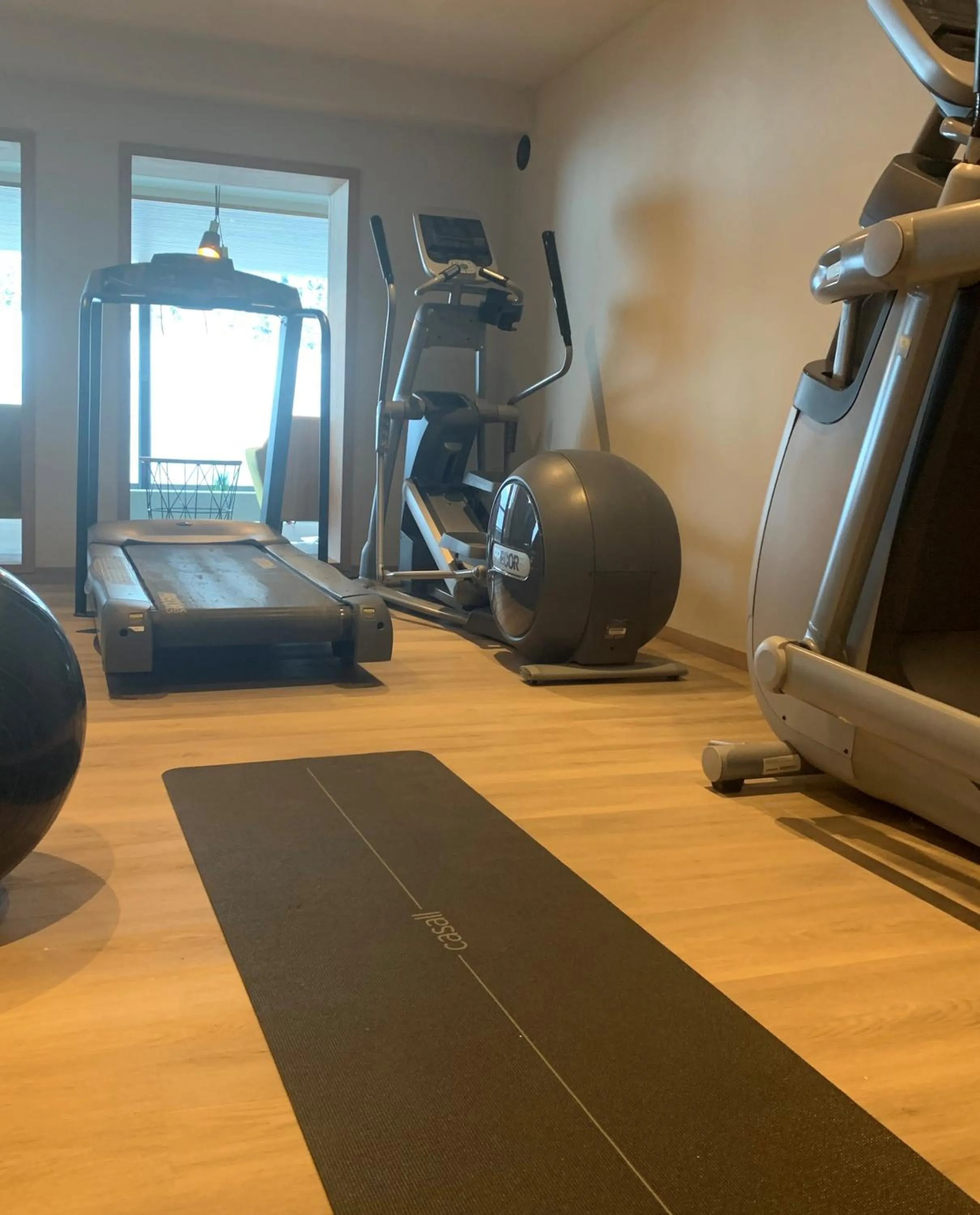Fitness centre/facilities in Hotel Gampen