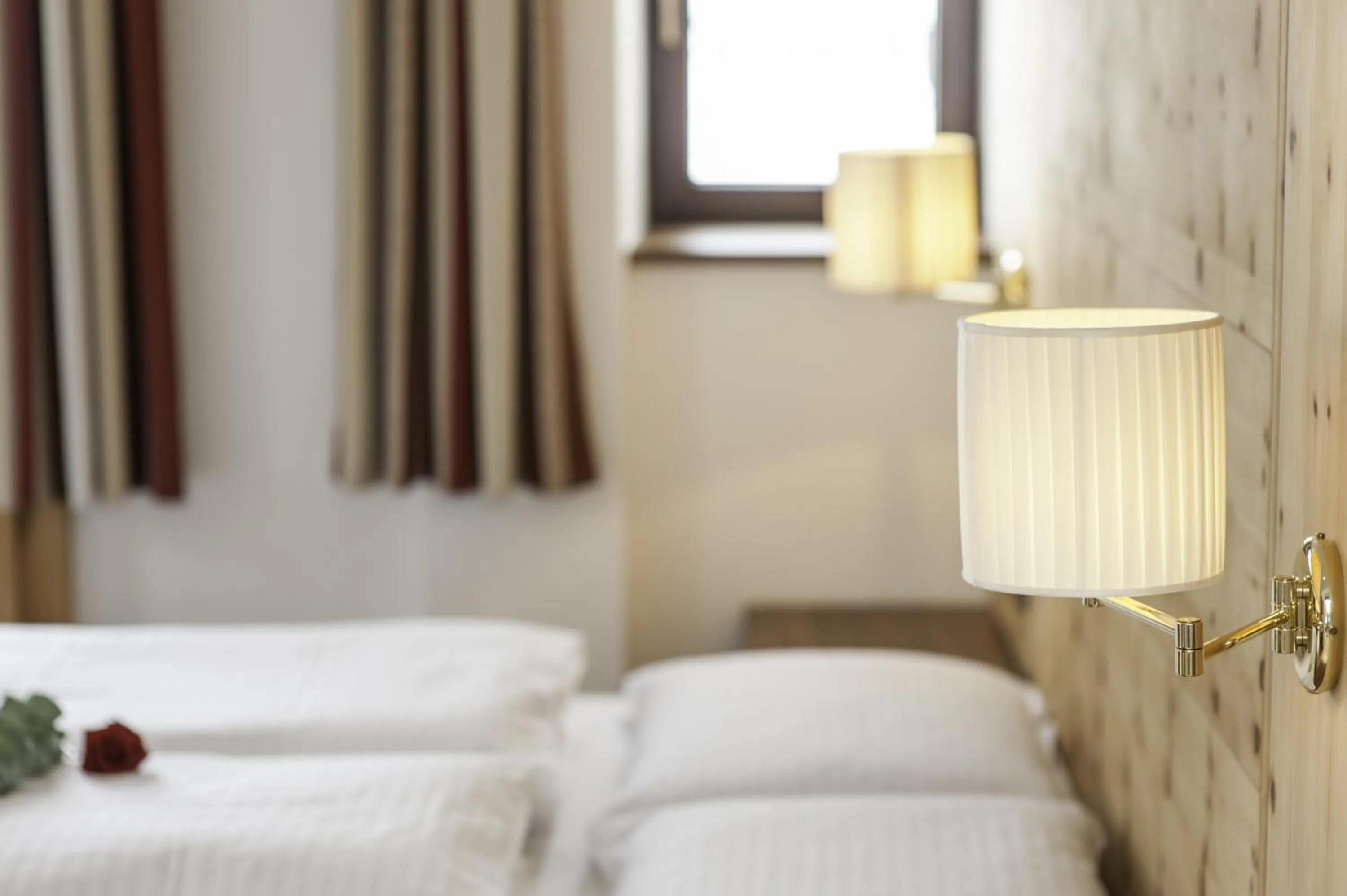 Decorative detail, Bed in Hotel Gampen