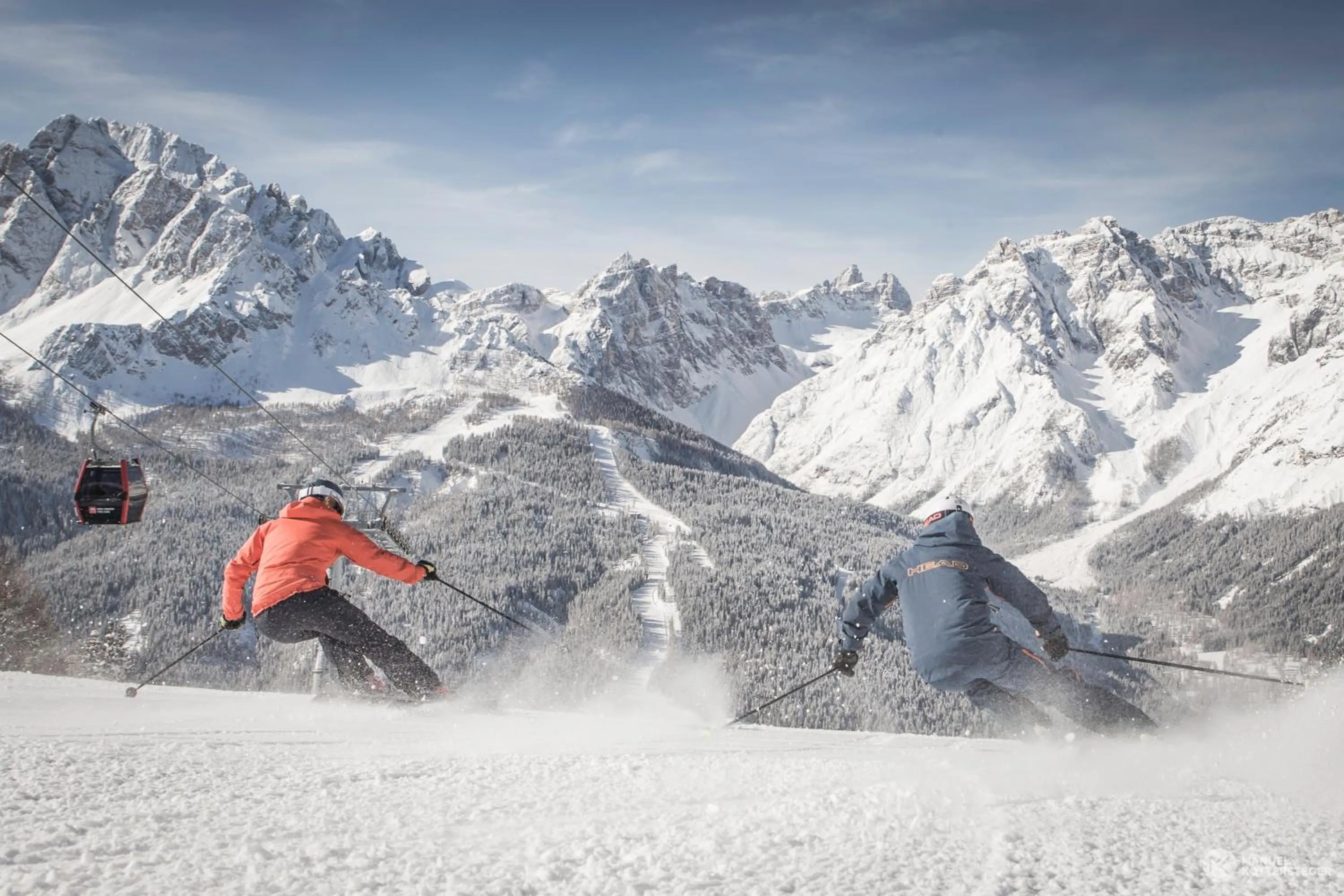 Skiing in Hotel Kreuzberg Monte Croce