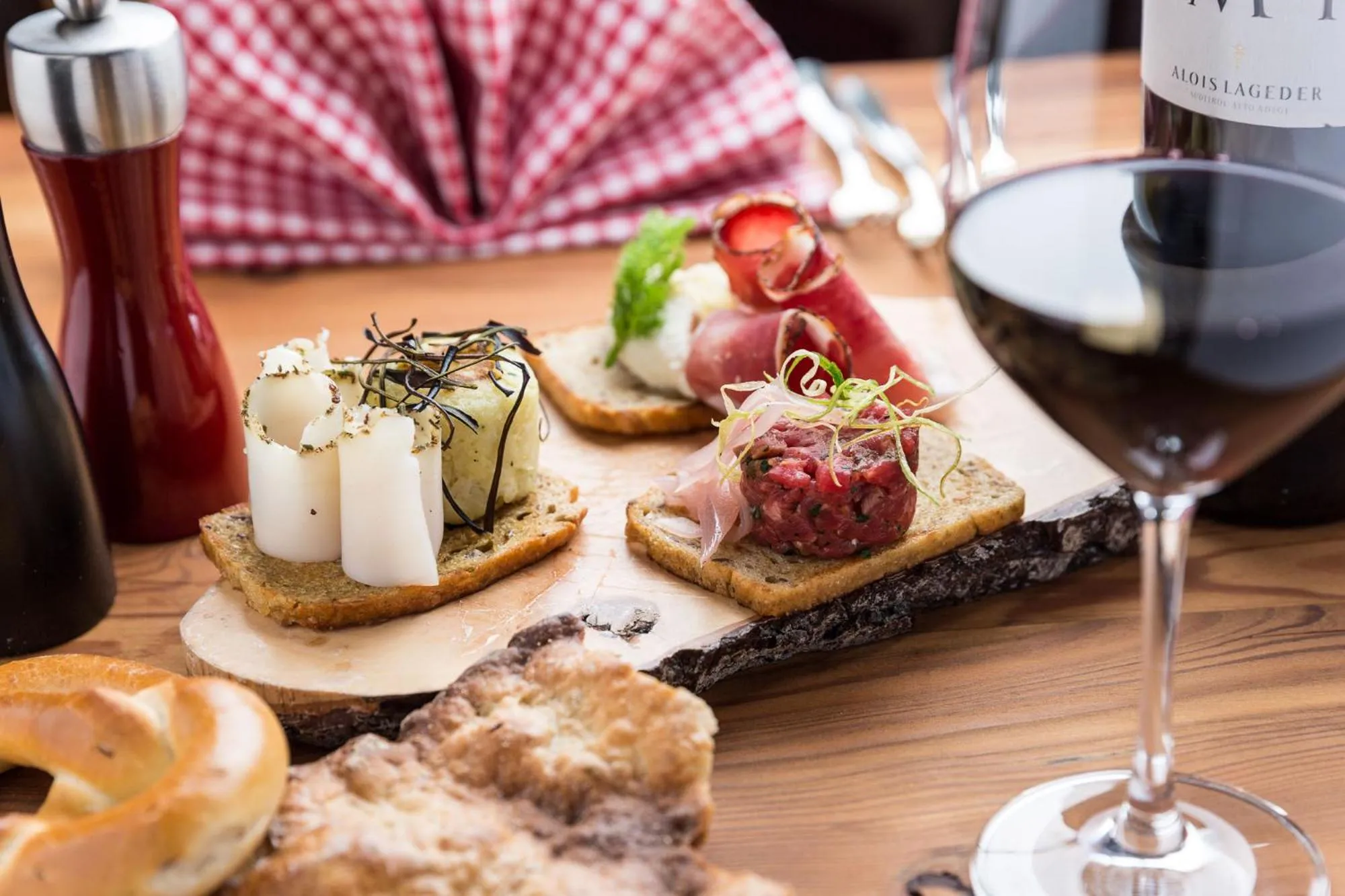 Food close-up in Hotel Kreuzberg Monte Croce