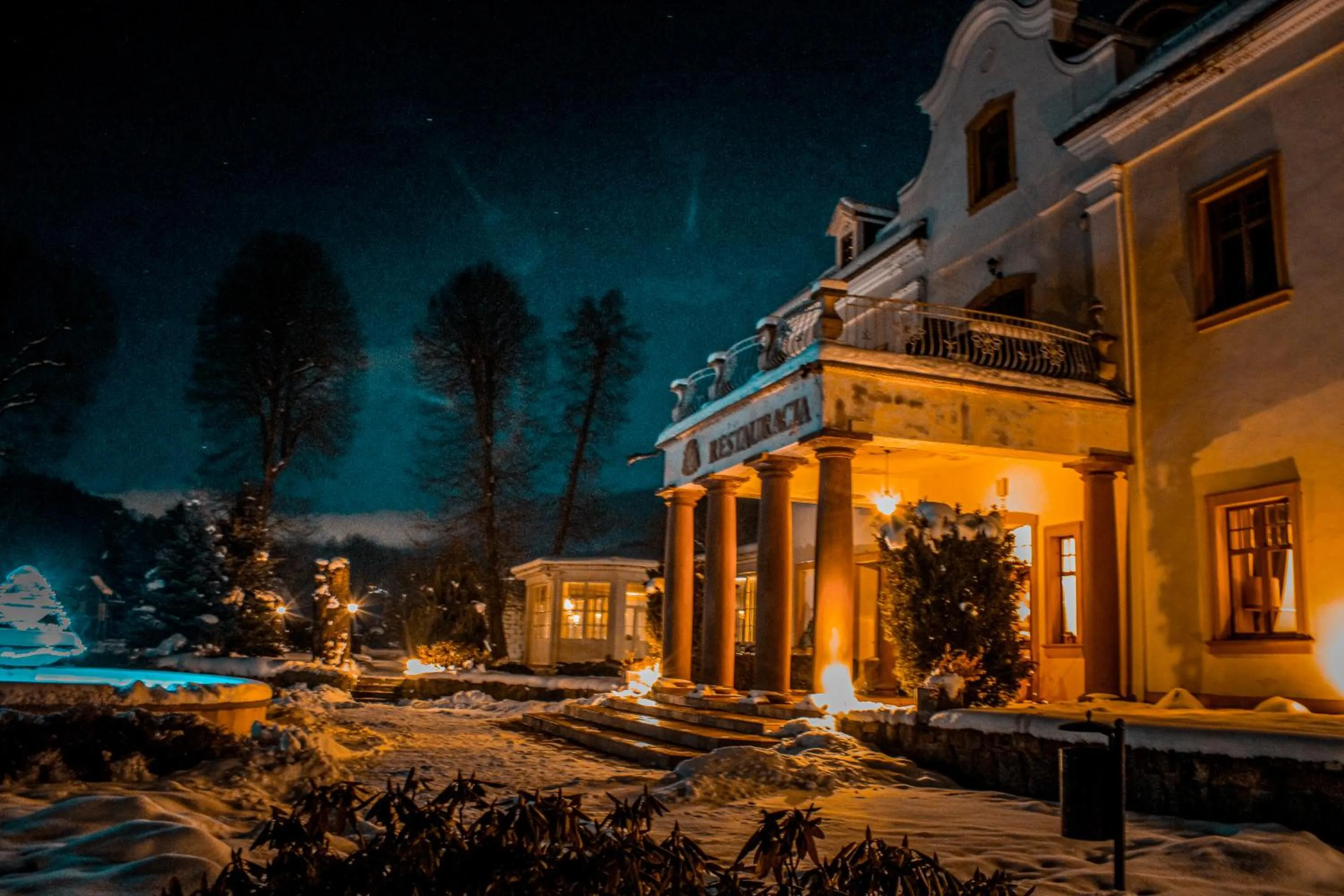 Property building in Pałac na Wodzie Hotel & SPA