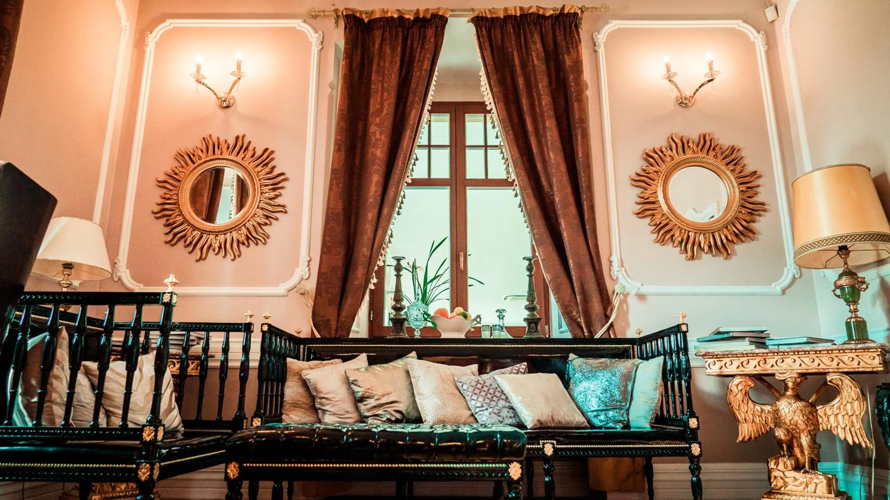 Lounge or bar, Bed in Pałac na Wodzie Hotel & SPA