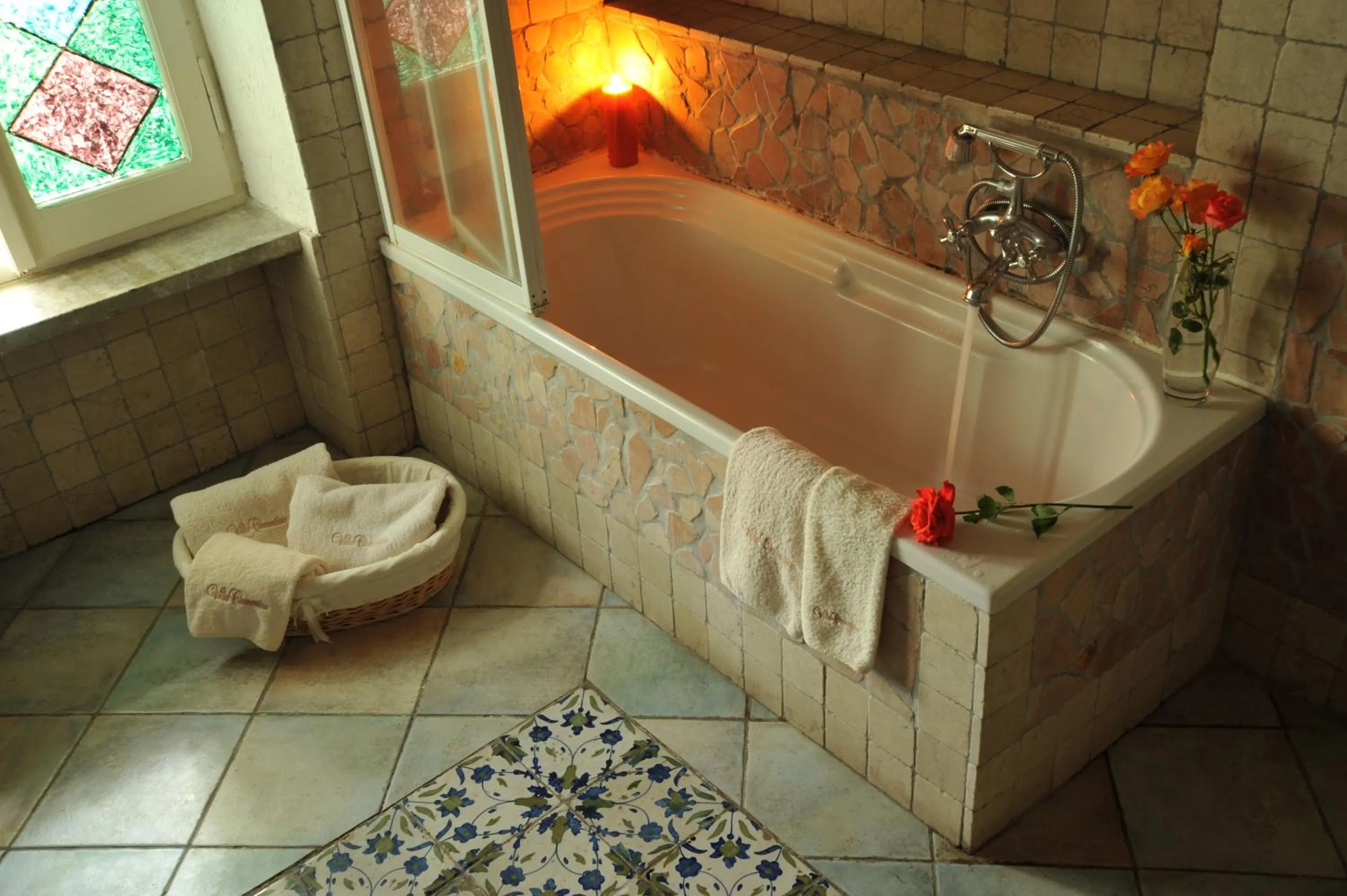 Toilet in Hotel Villa Clementina