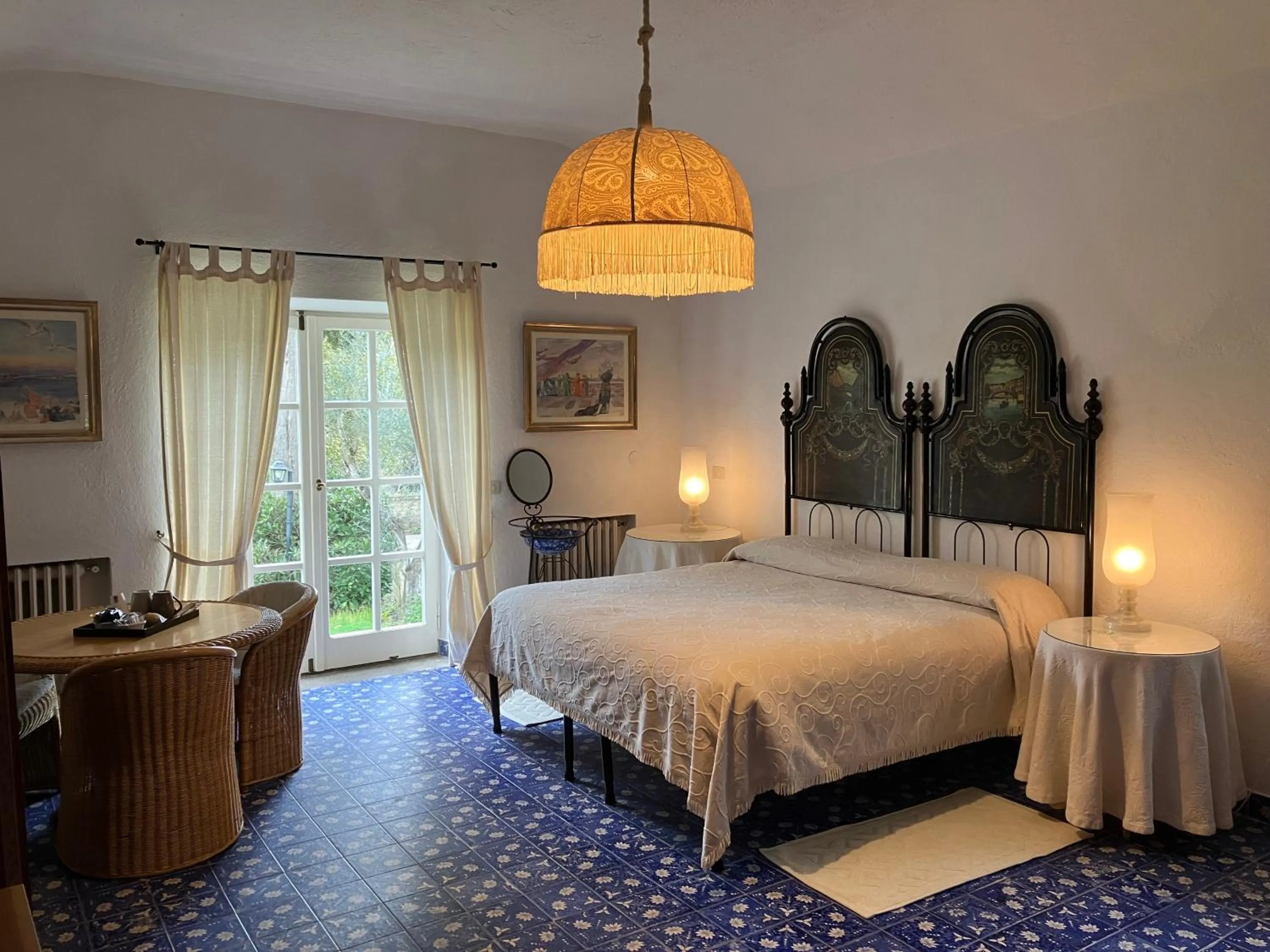 Bed in Hotel Villa Clementina