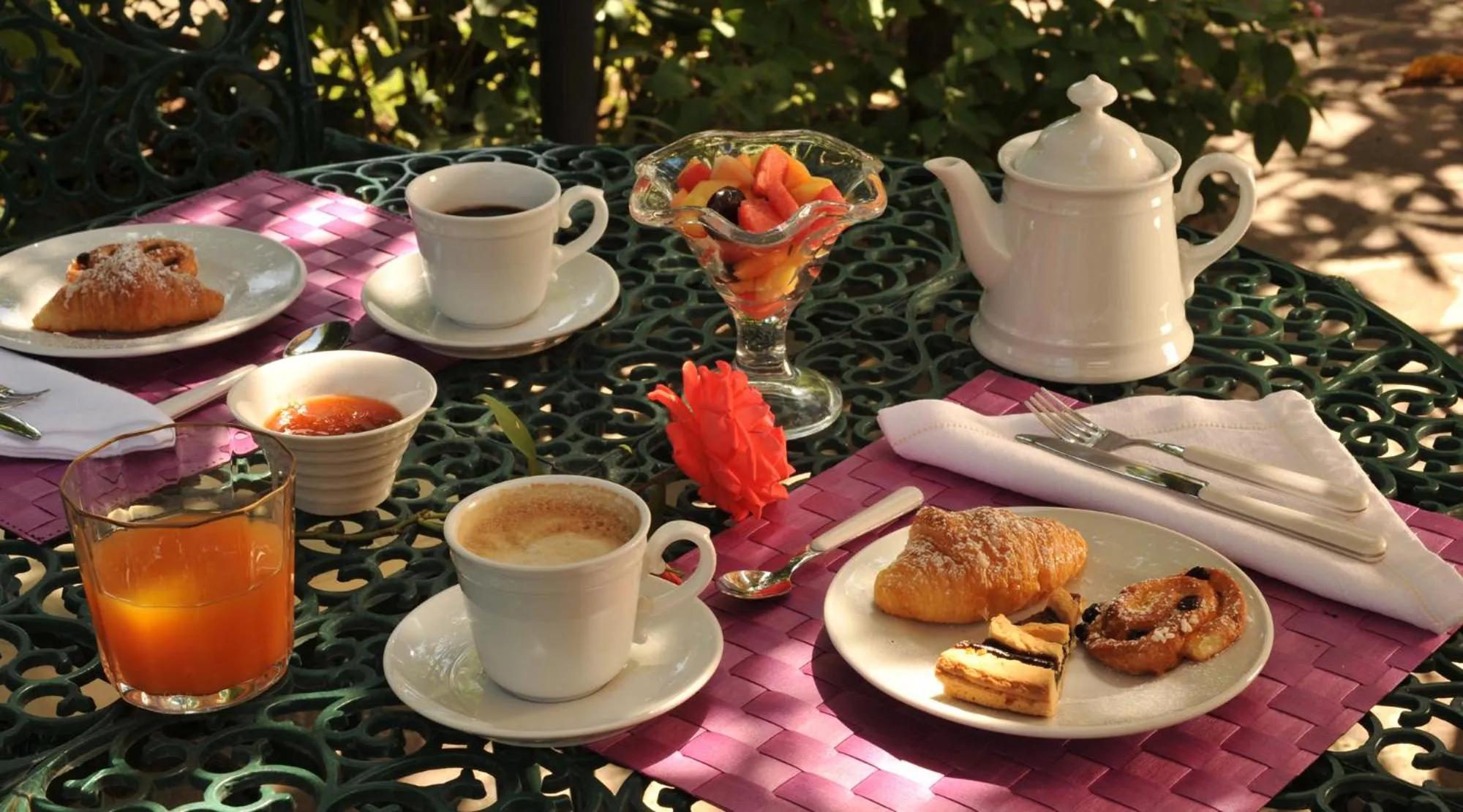 Breakfast in Hotel Villa Clementina