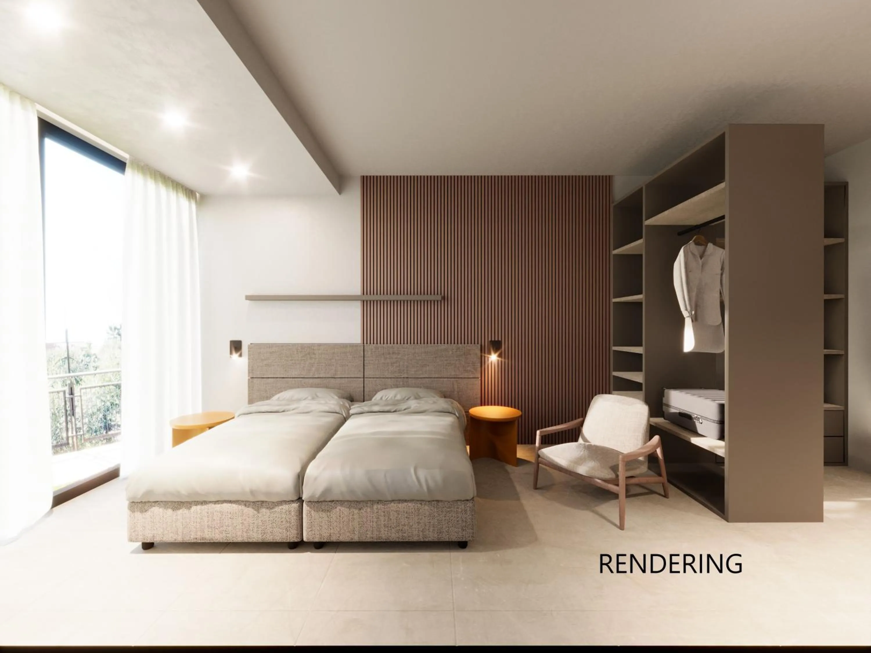 Bed in Hotel Coste