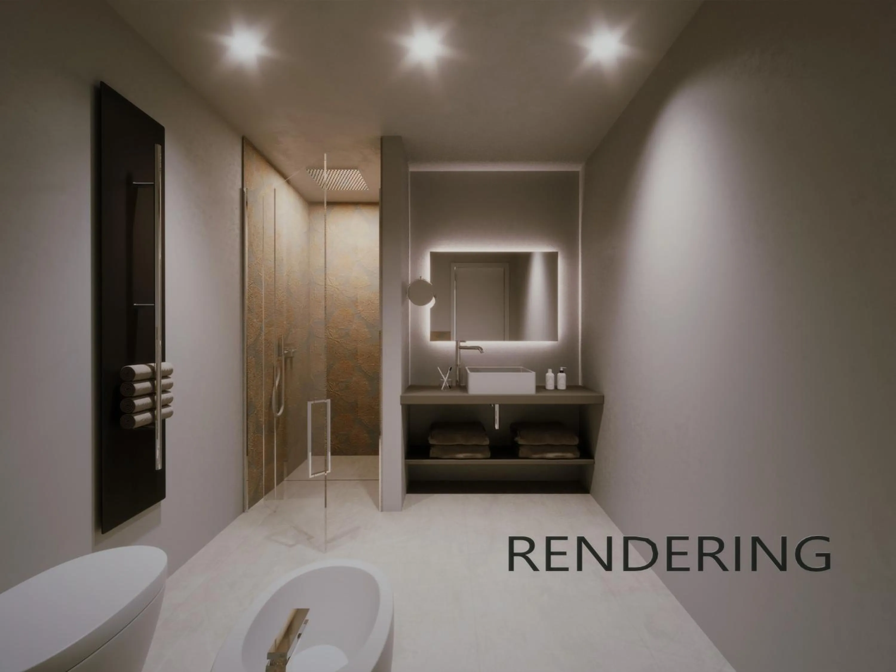 Bathroom in Hotel Coste