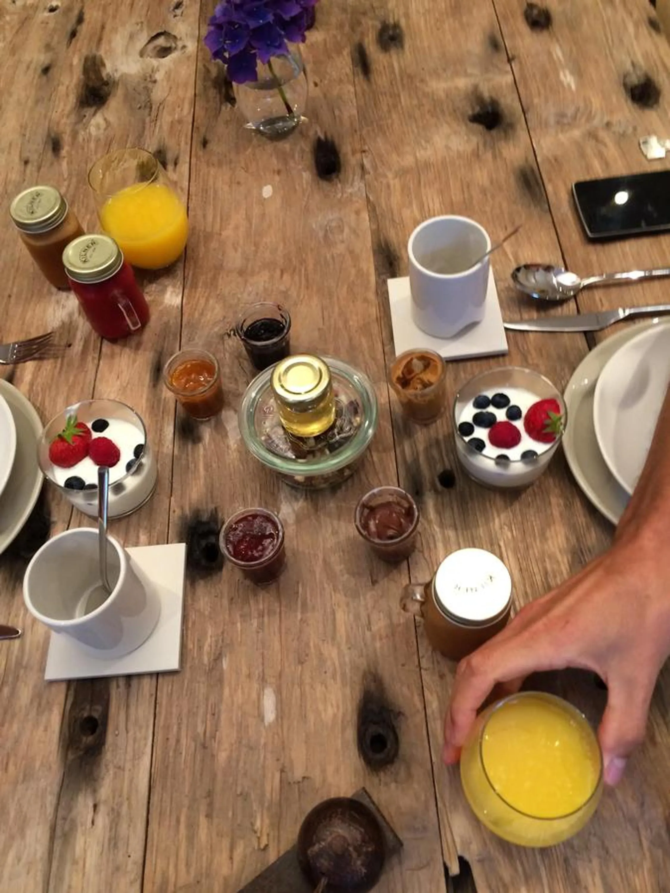 Dining area in Hof Ter Beuke