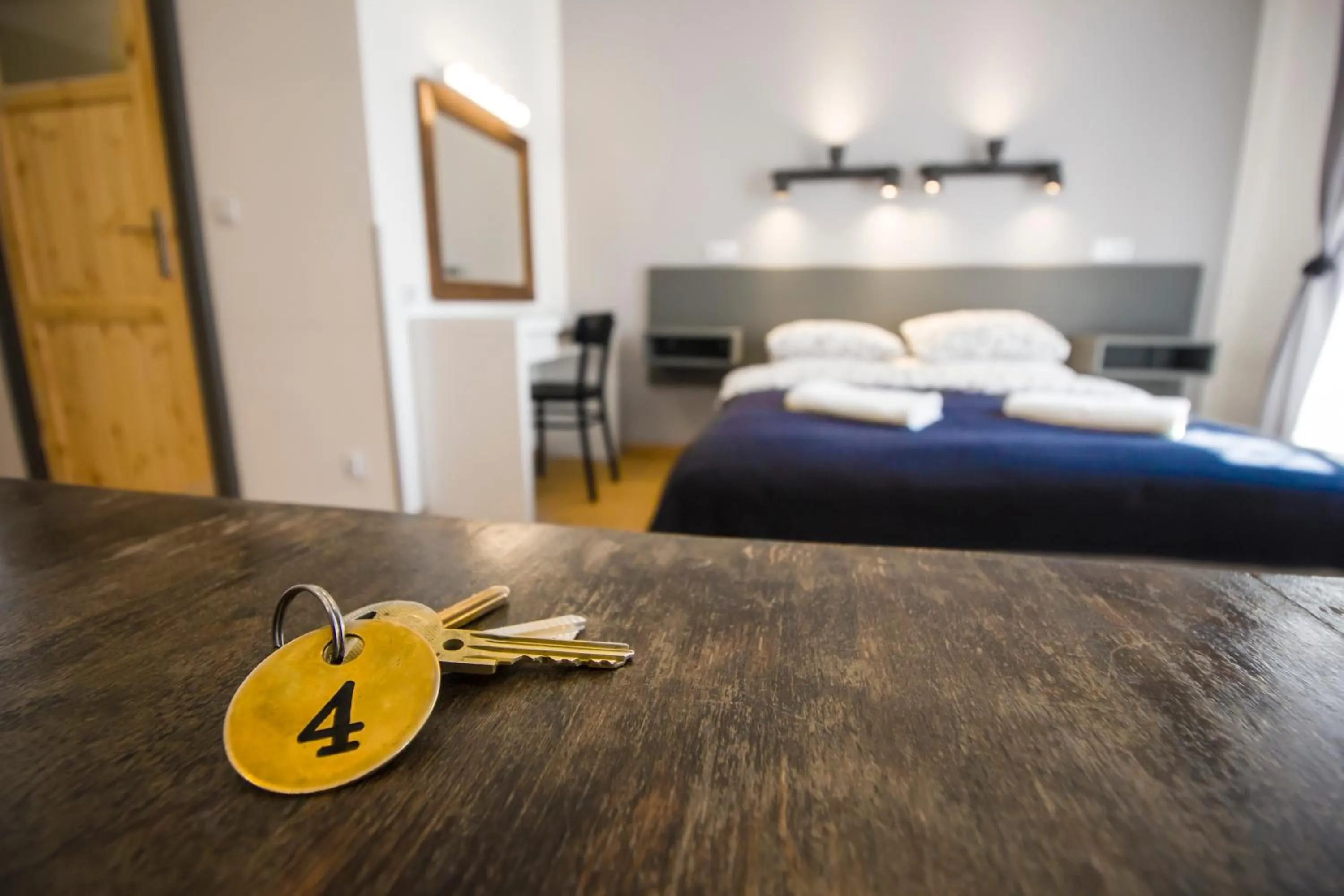 Bed in Pokoje Gościnne Św. Anny