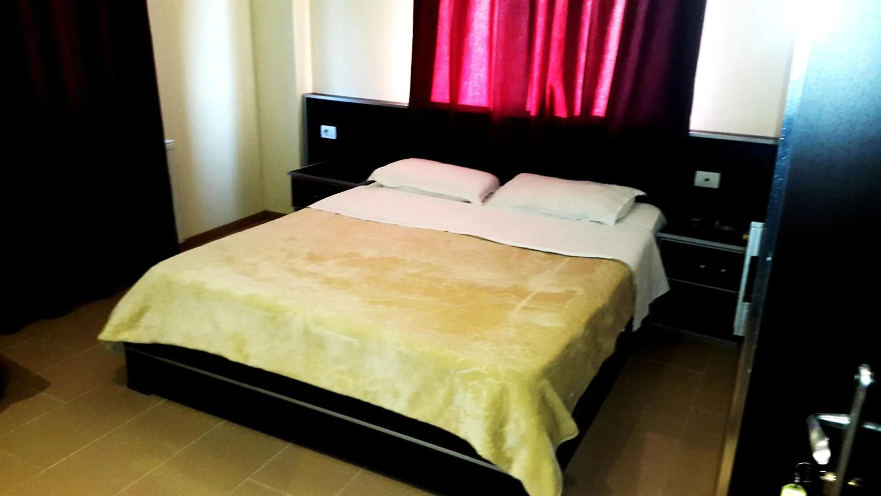Bed in Hotel Alpet