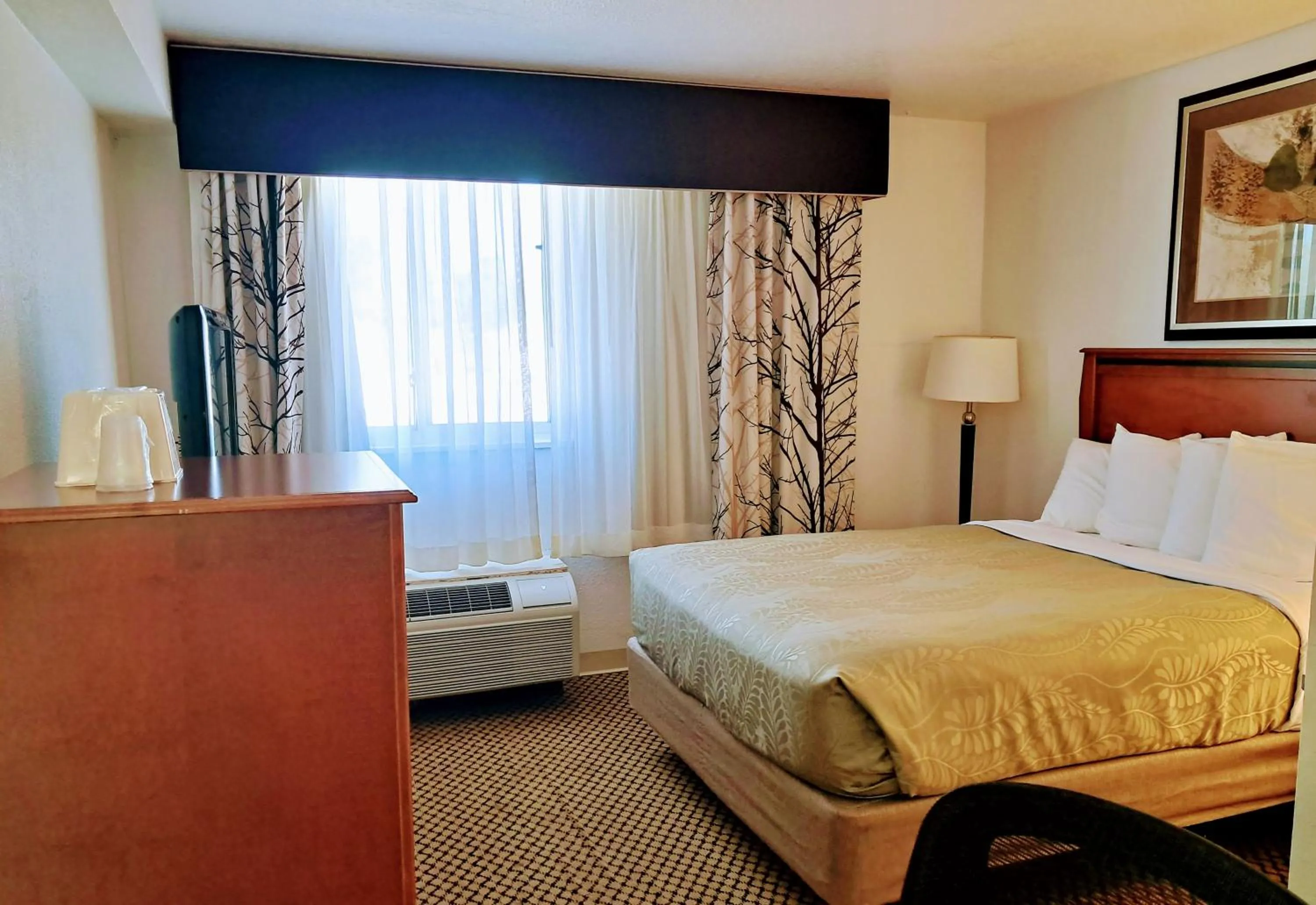 Bedroom, Bed in National 9 Inn Showboat