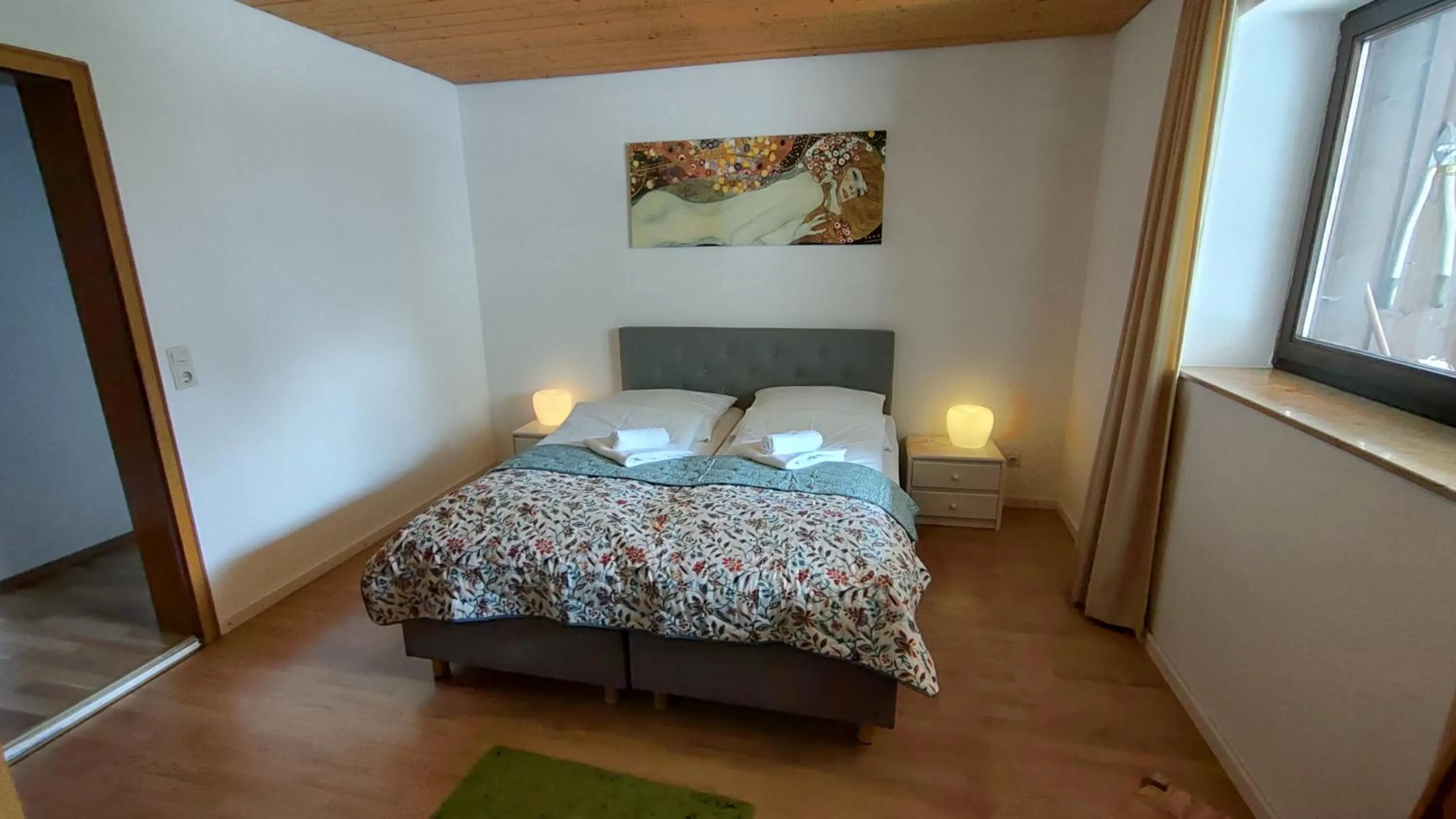Bedroom, Bed in Pension Bergblick