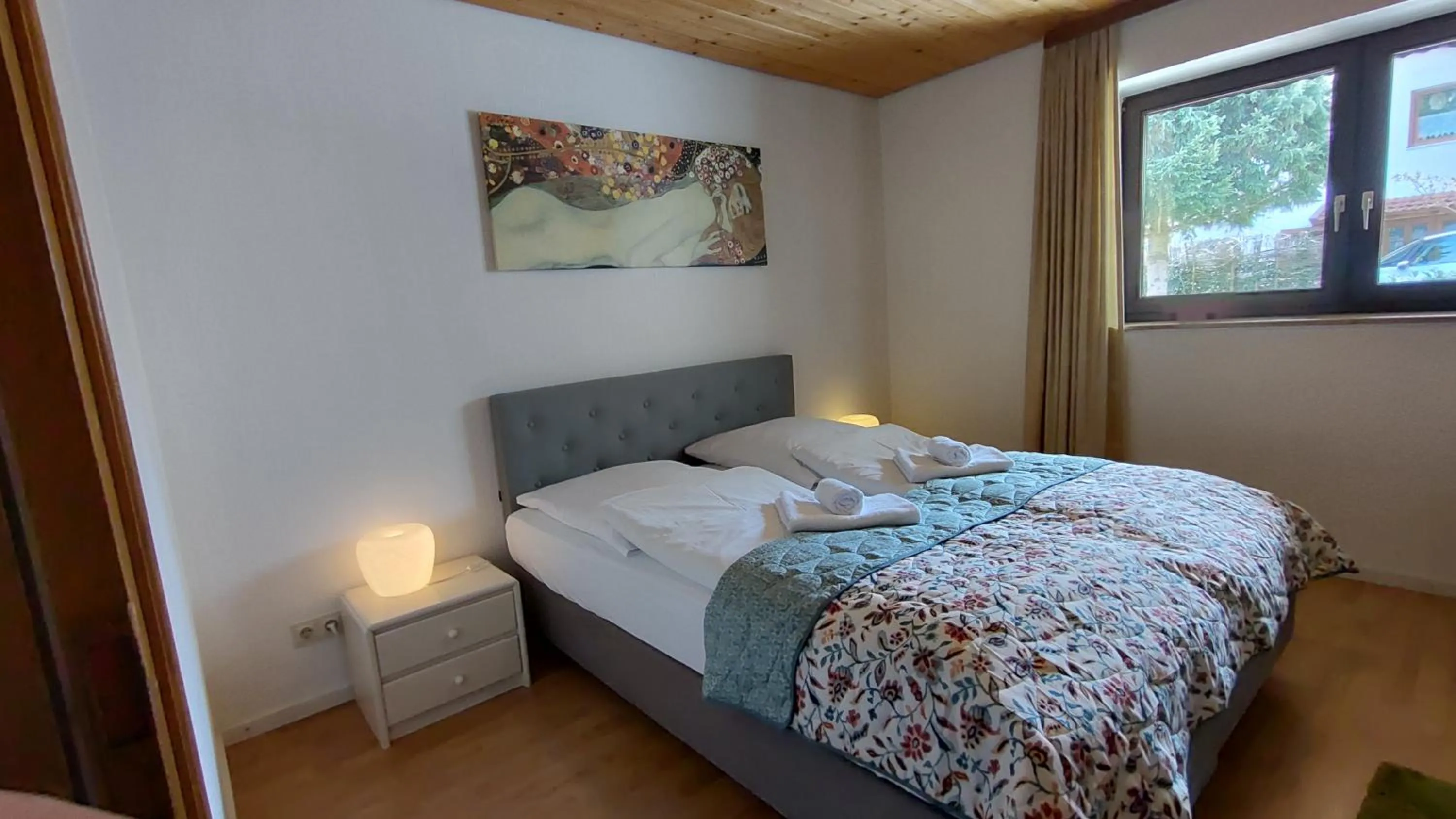 Bedroom, Bed in Pension Bergblick