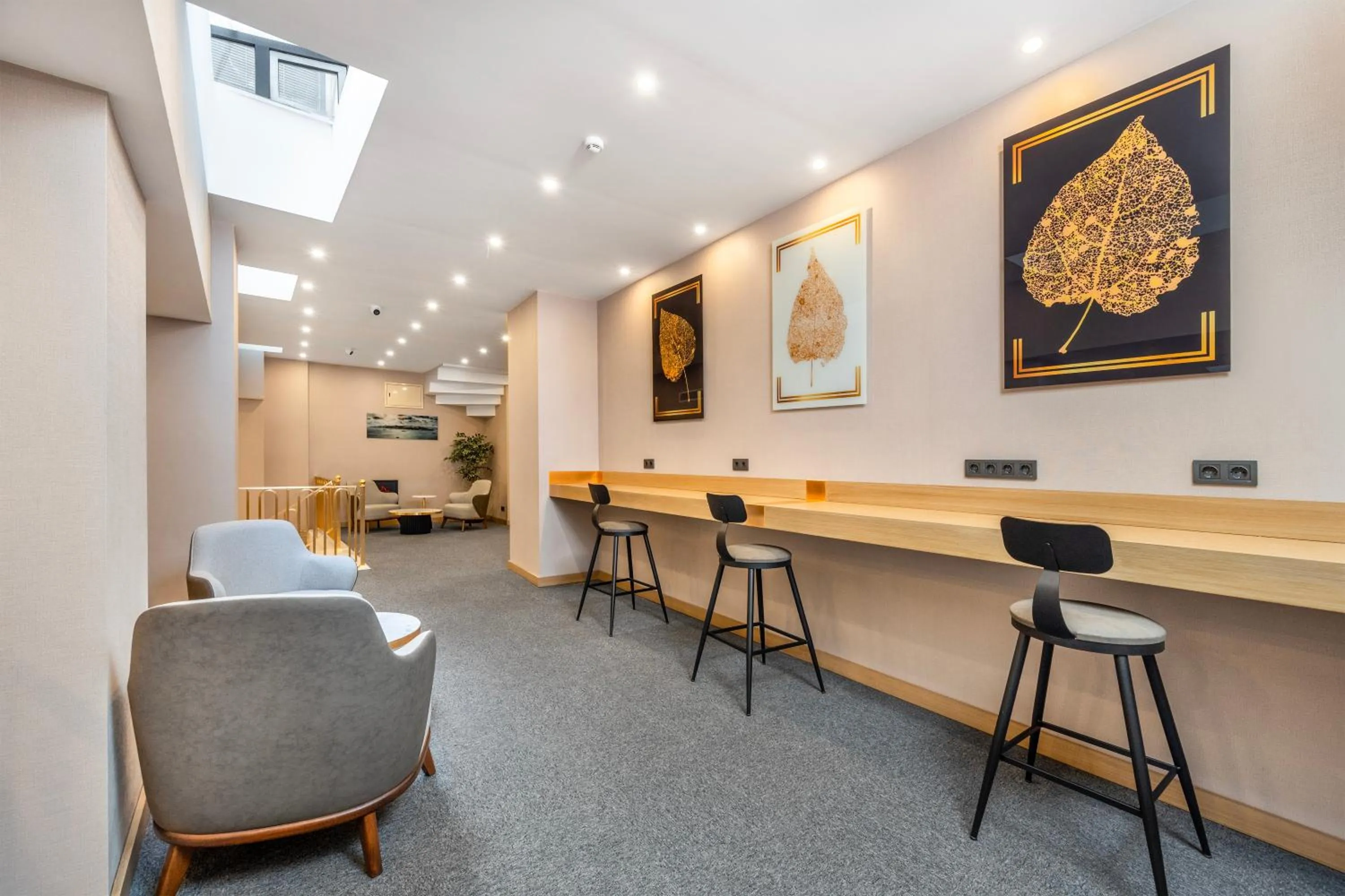 Lobby or reception in Hotel Bristol