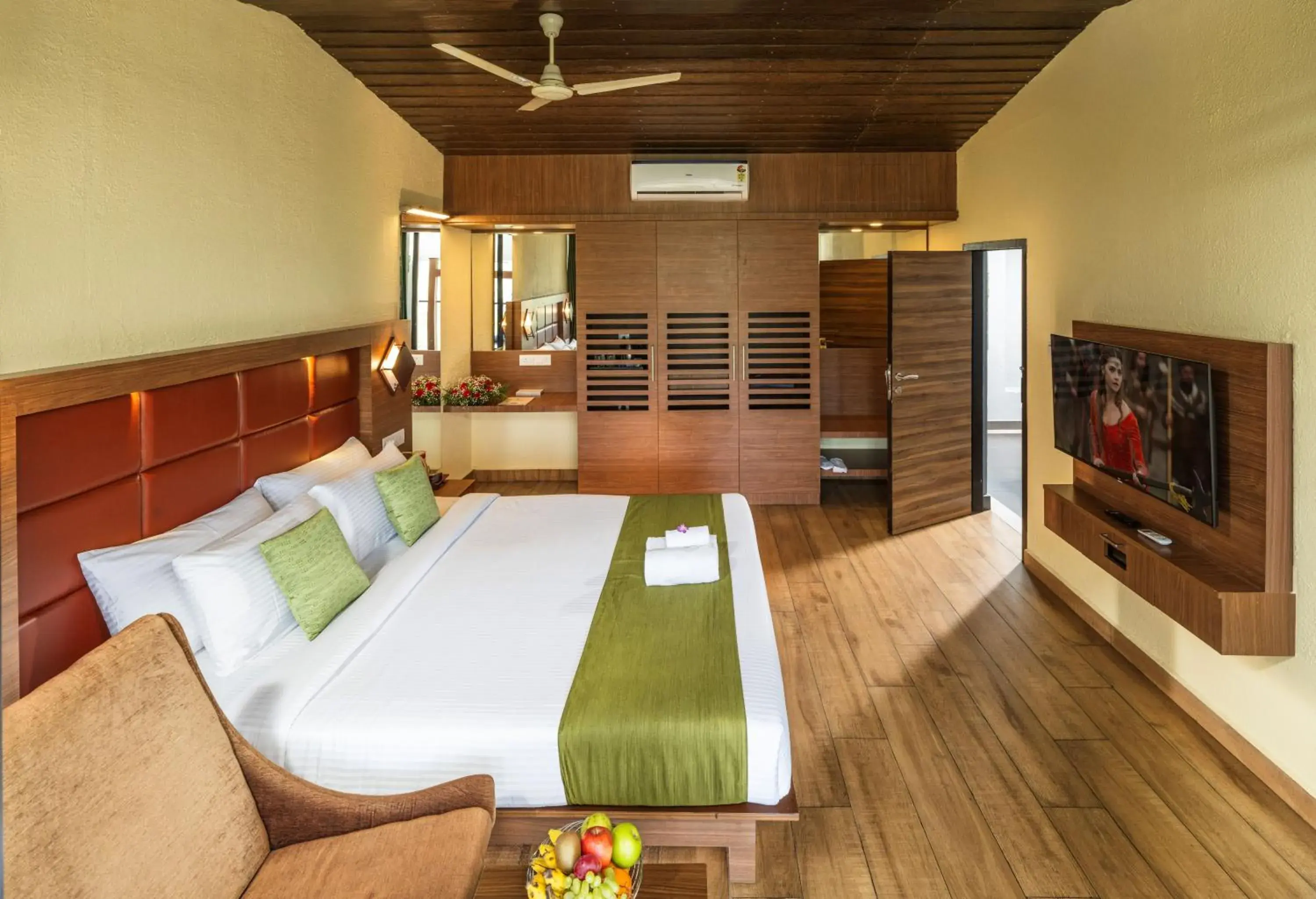 Bed in The Mountain Courtyard Thekkady Bed in The Mountain Courtyard Thekkady