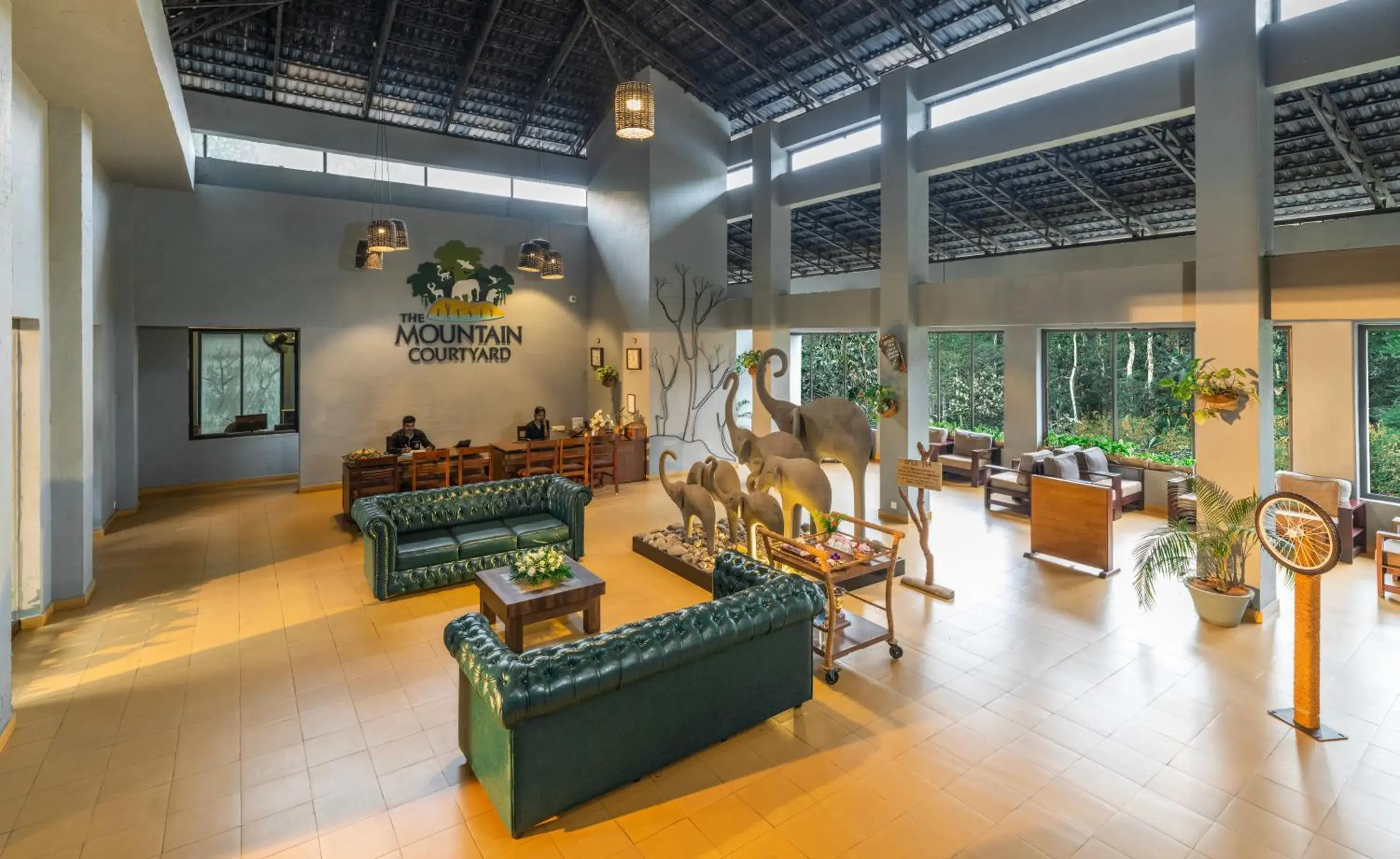 Lobby or reception in The Mountain Courtyard Thekkady Lobby or reception in The Mountain Courtyard Thekkady