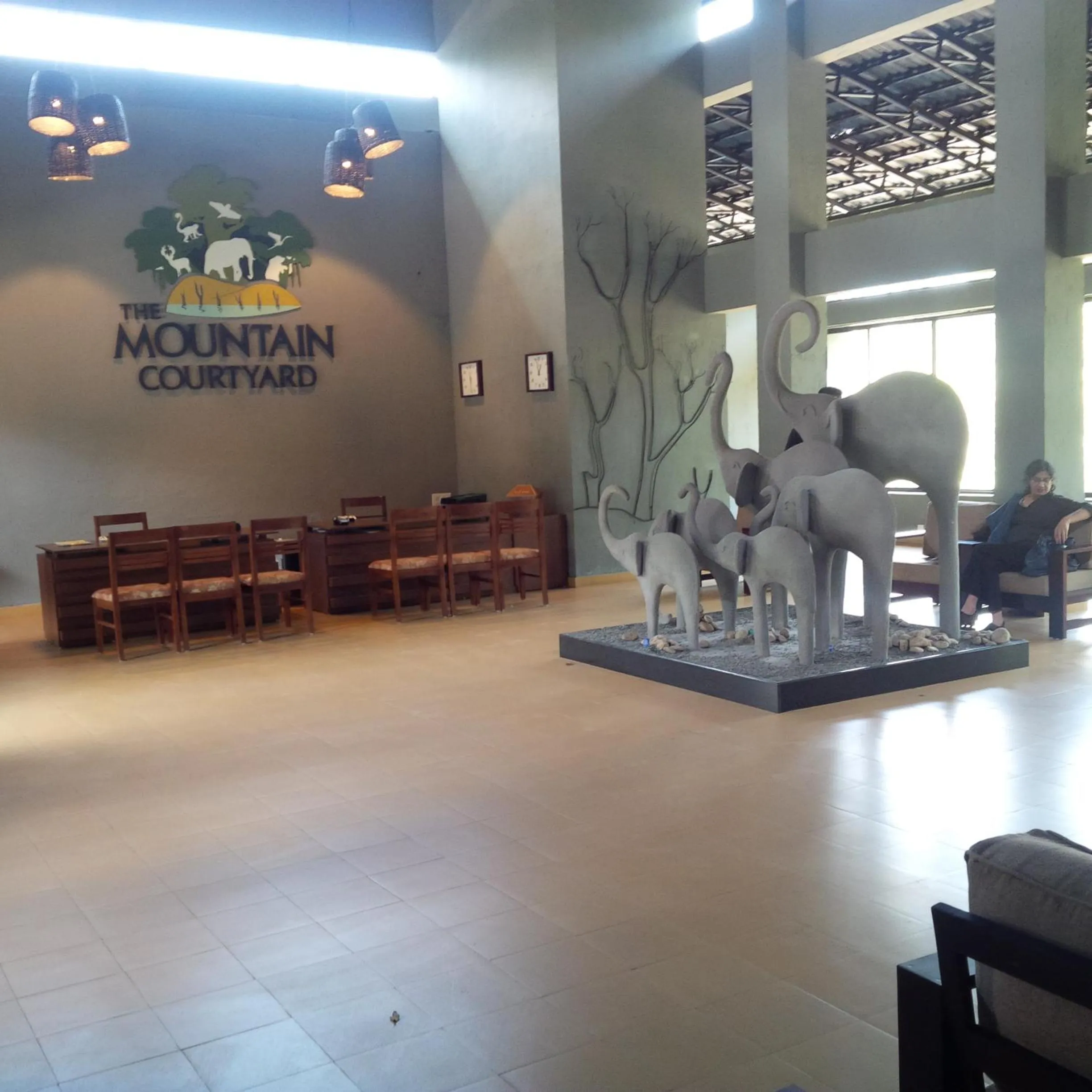 Lobby or reception in The Mountain Courtyard Thekkady