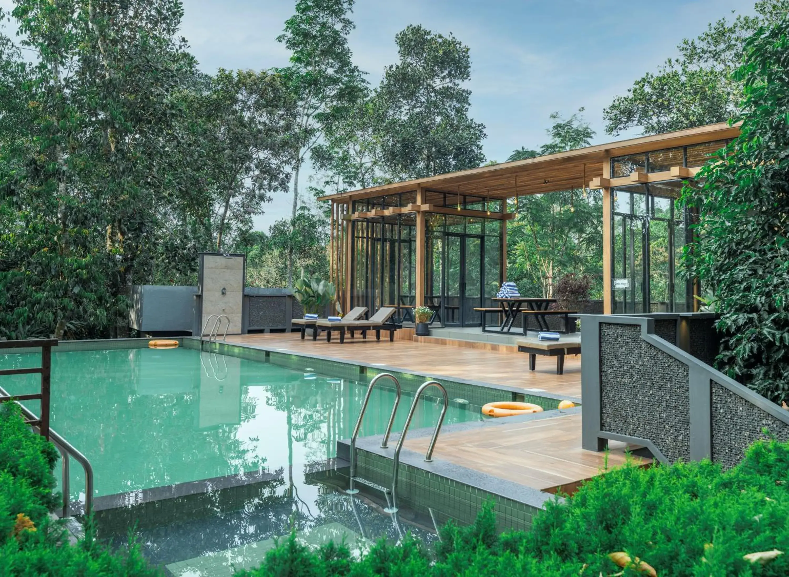 Day in The Mountain Courtyard Thekkady Day in The Mountain Courtyard Thekkady