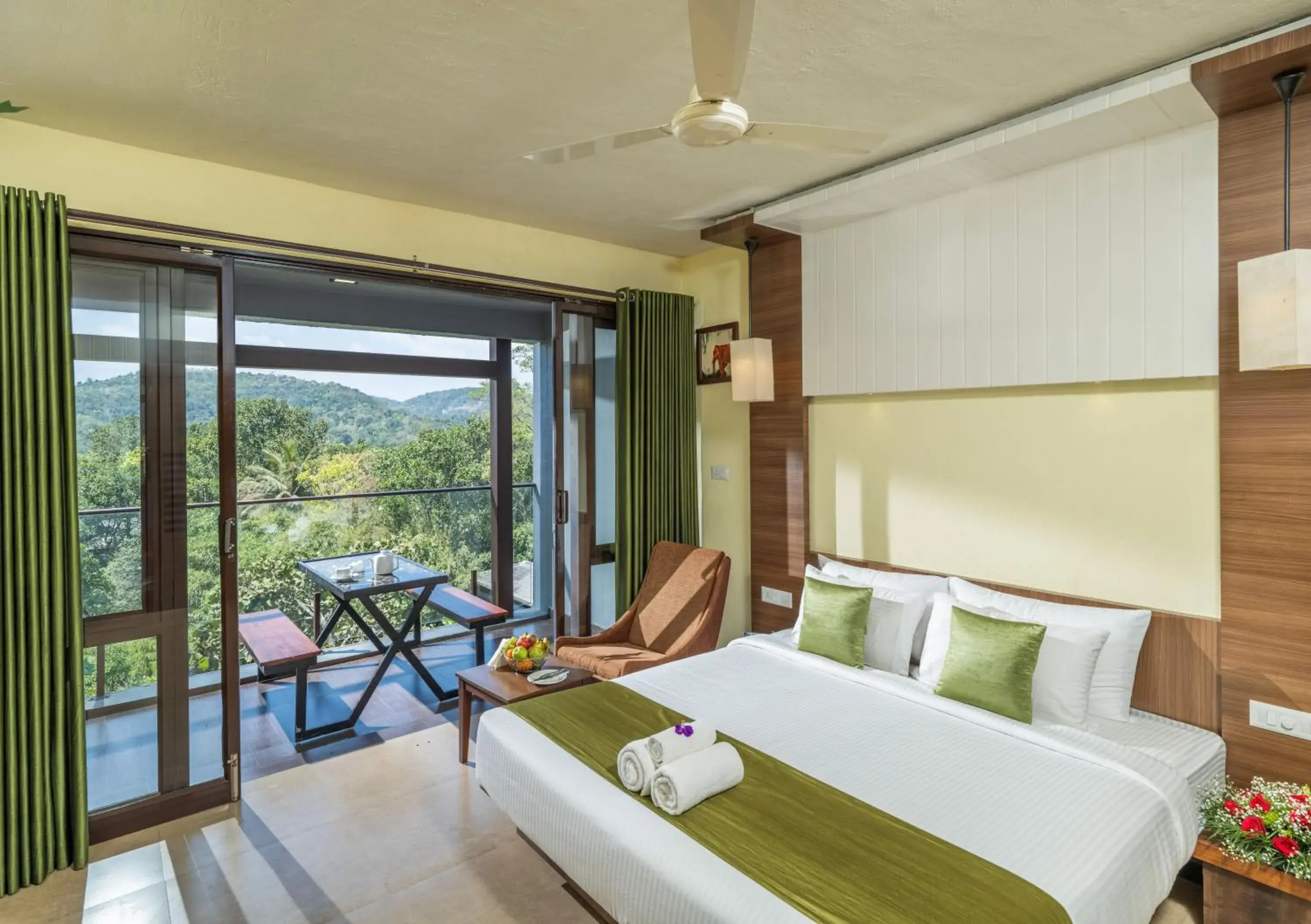 Bed in The Mountain Courtyard Thekkady Bed in The Mountain Courtyard Thekkady