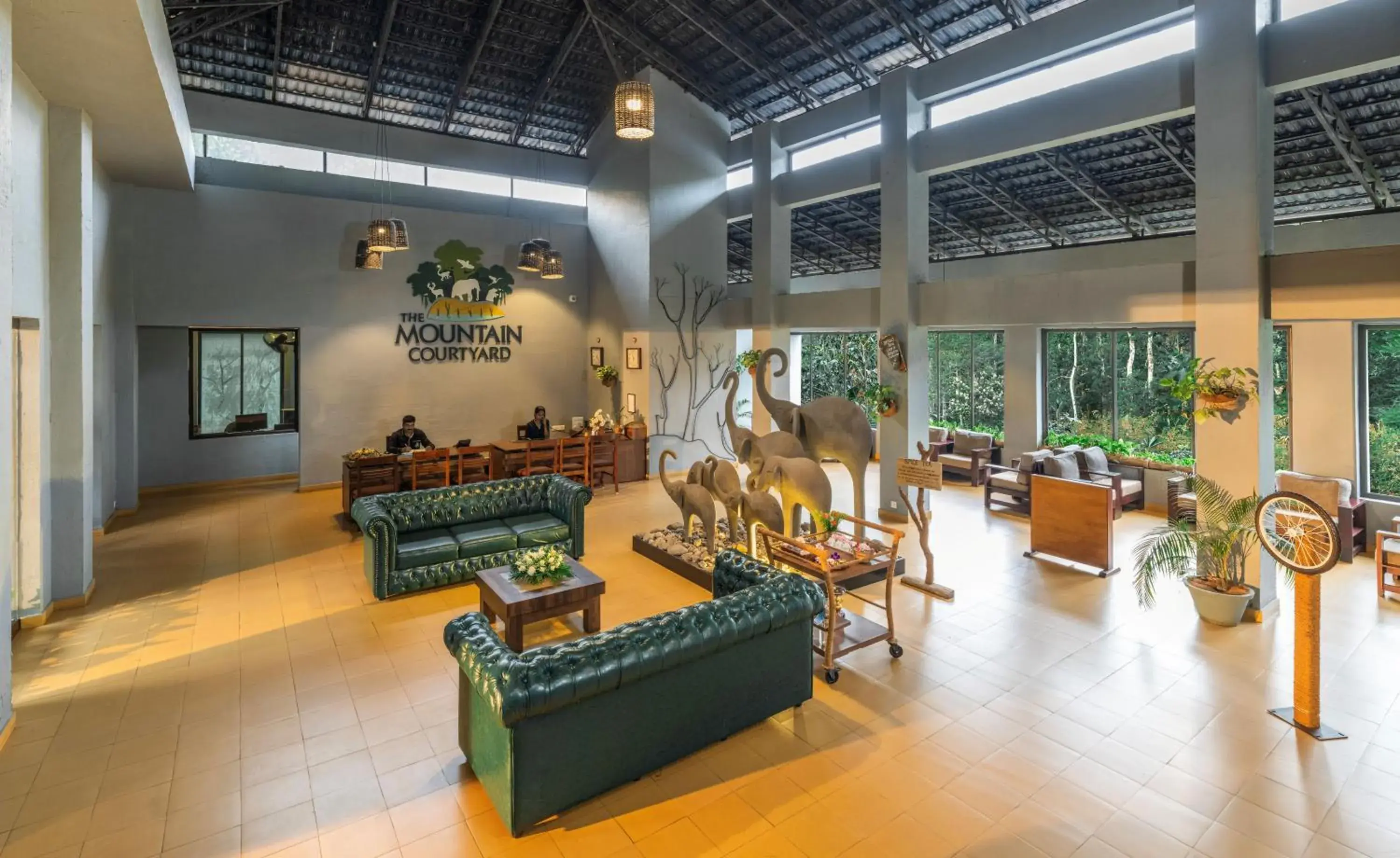 Lobby or reception in The Mountain Courtyard Thekkady Lobby or reception in The Mountain Courtyard Thekkady
