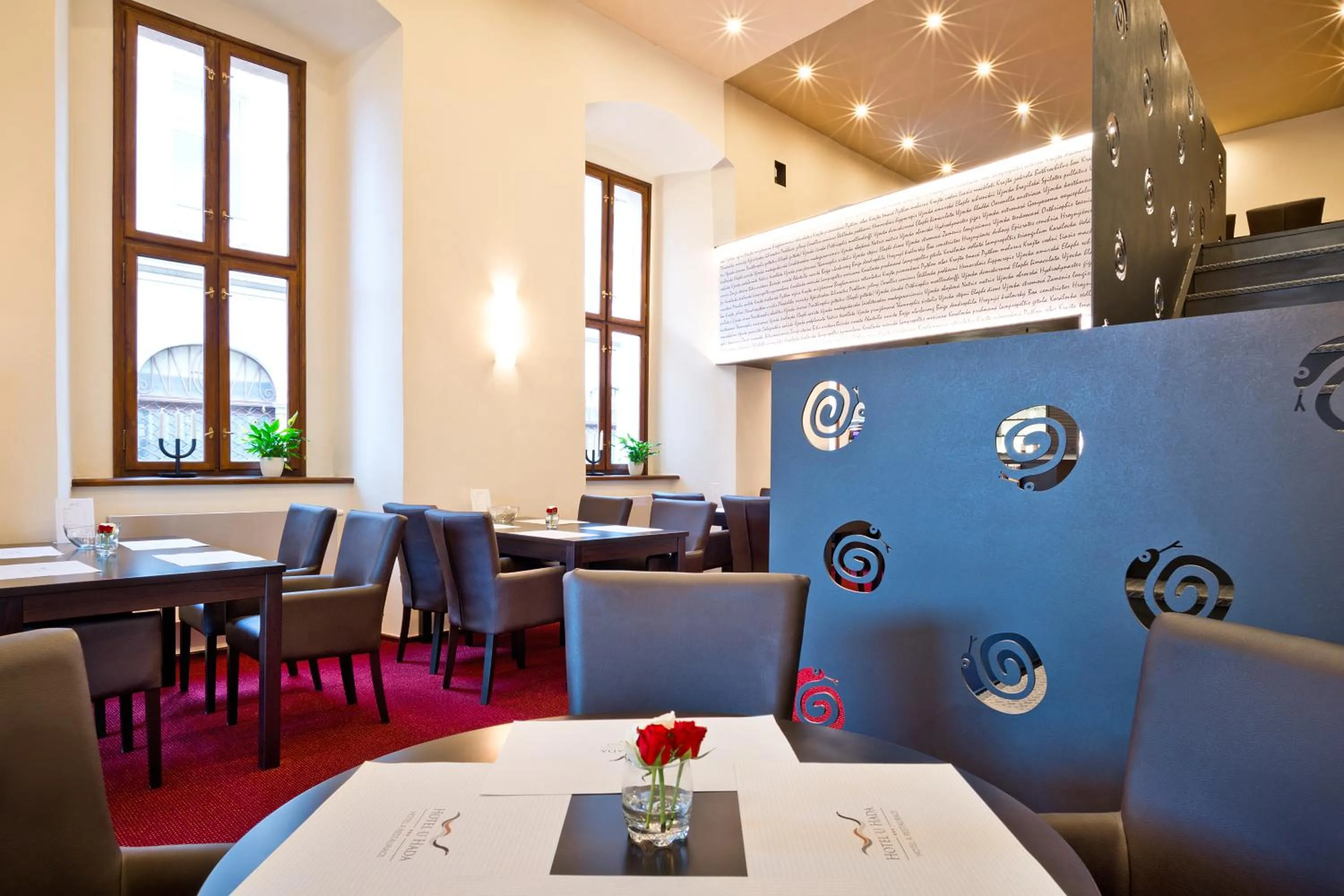 Restaurant/places to eat in Hotel U Hada Žatec