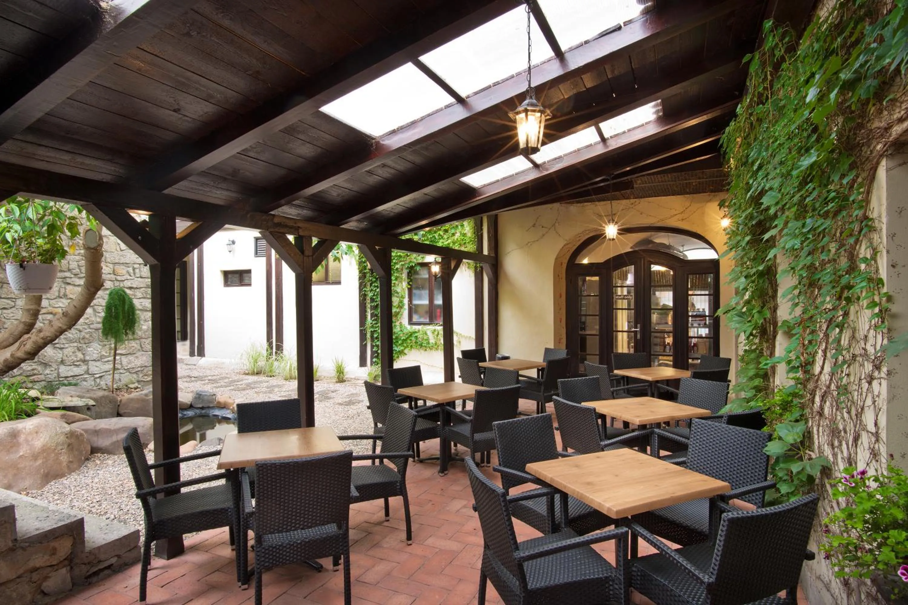 Garden in Hotel U Hada Žatec