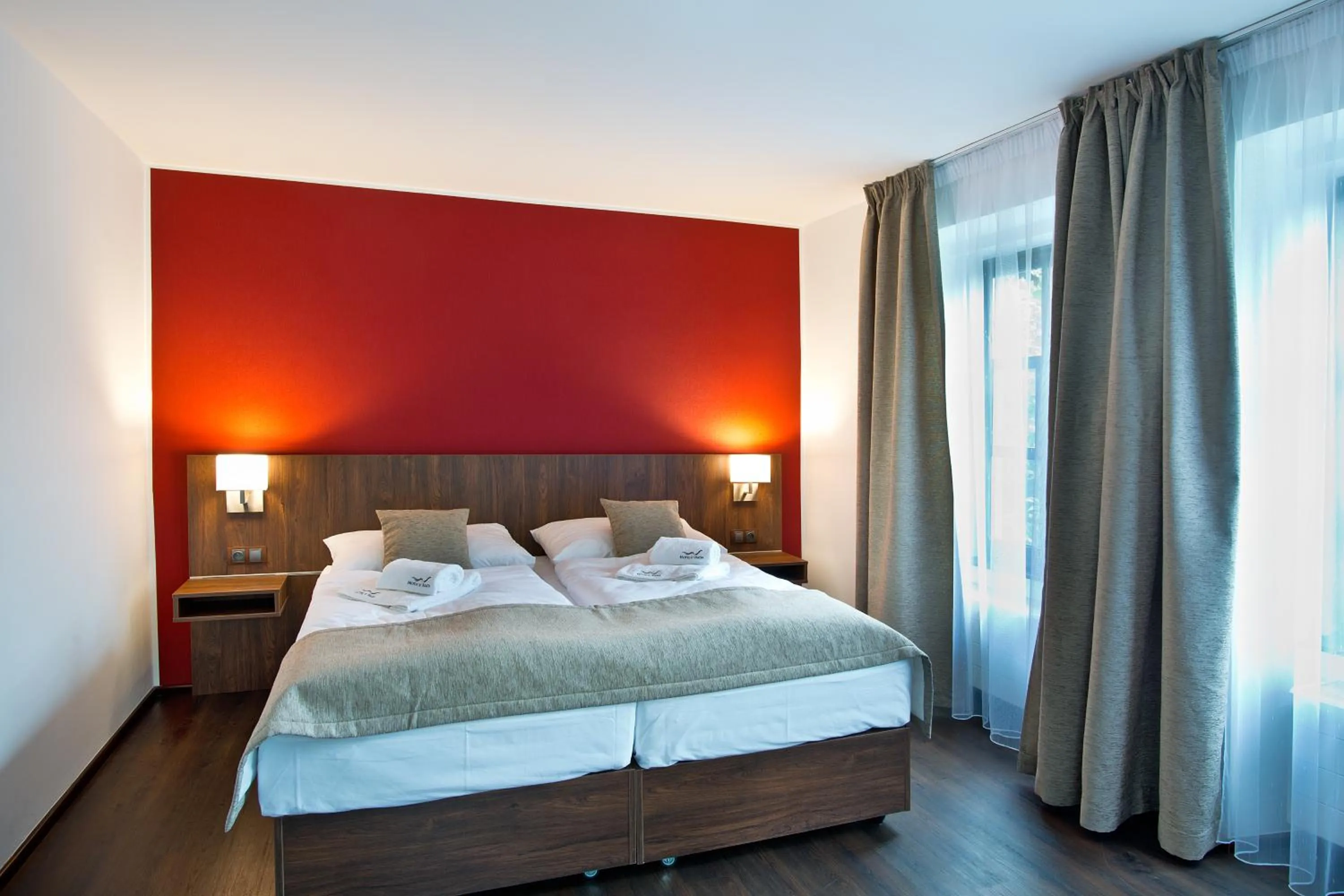 Bedroom, Bed in Hotel U Hada Žatec