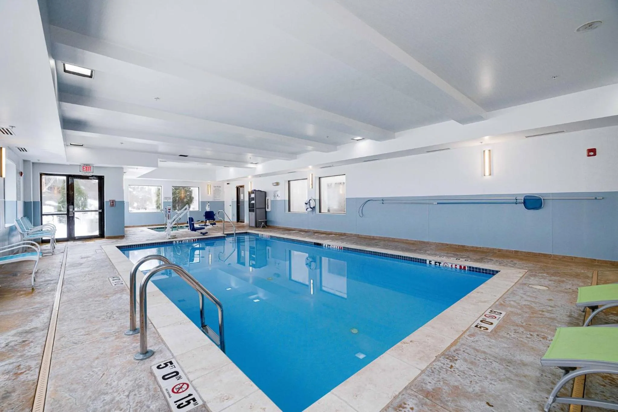 Swimming pool in Holiday Inn Express Wilkes Barre East by IHG