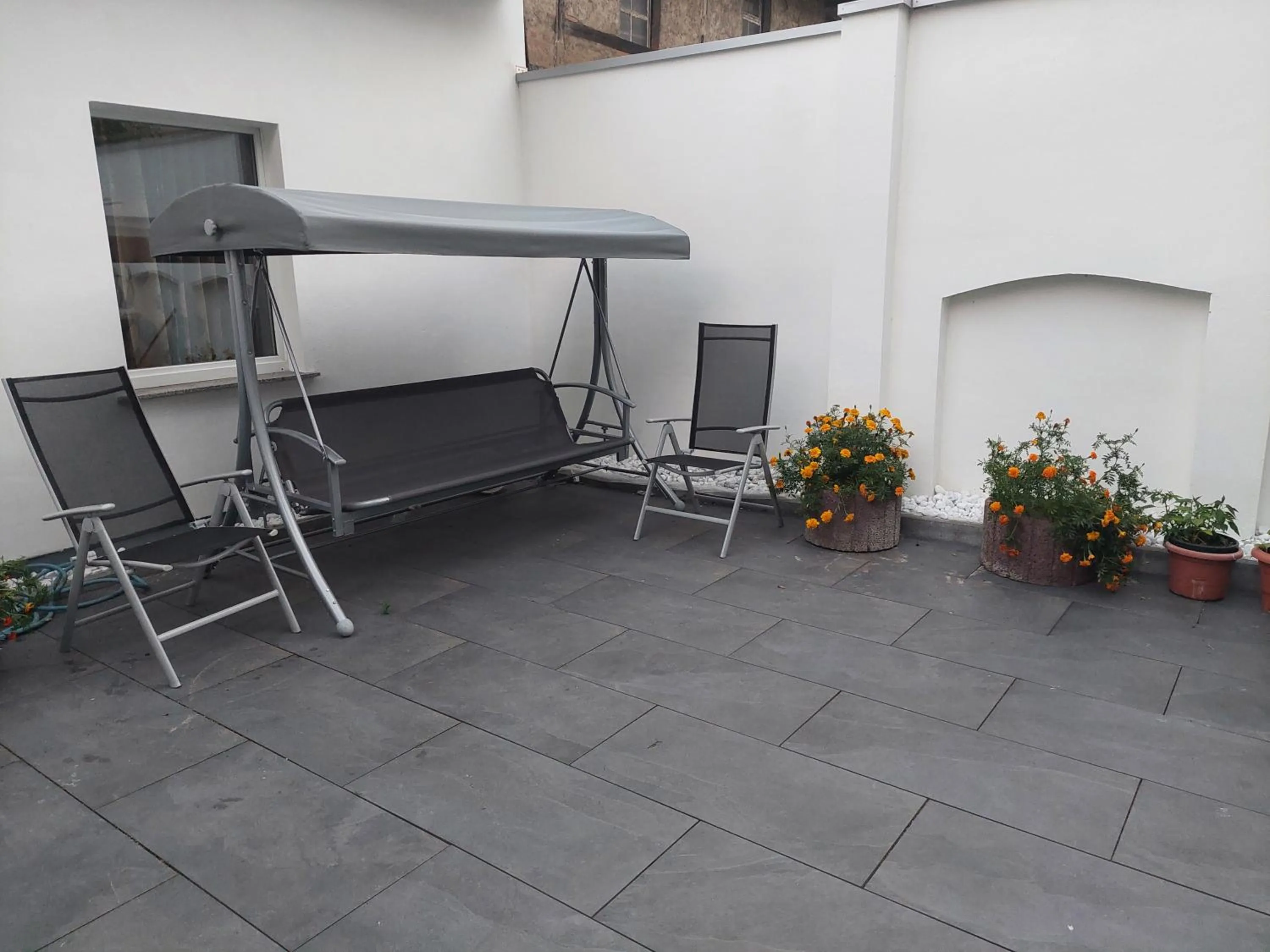 Patio in Hotel Restaurant Rhodos