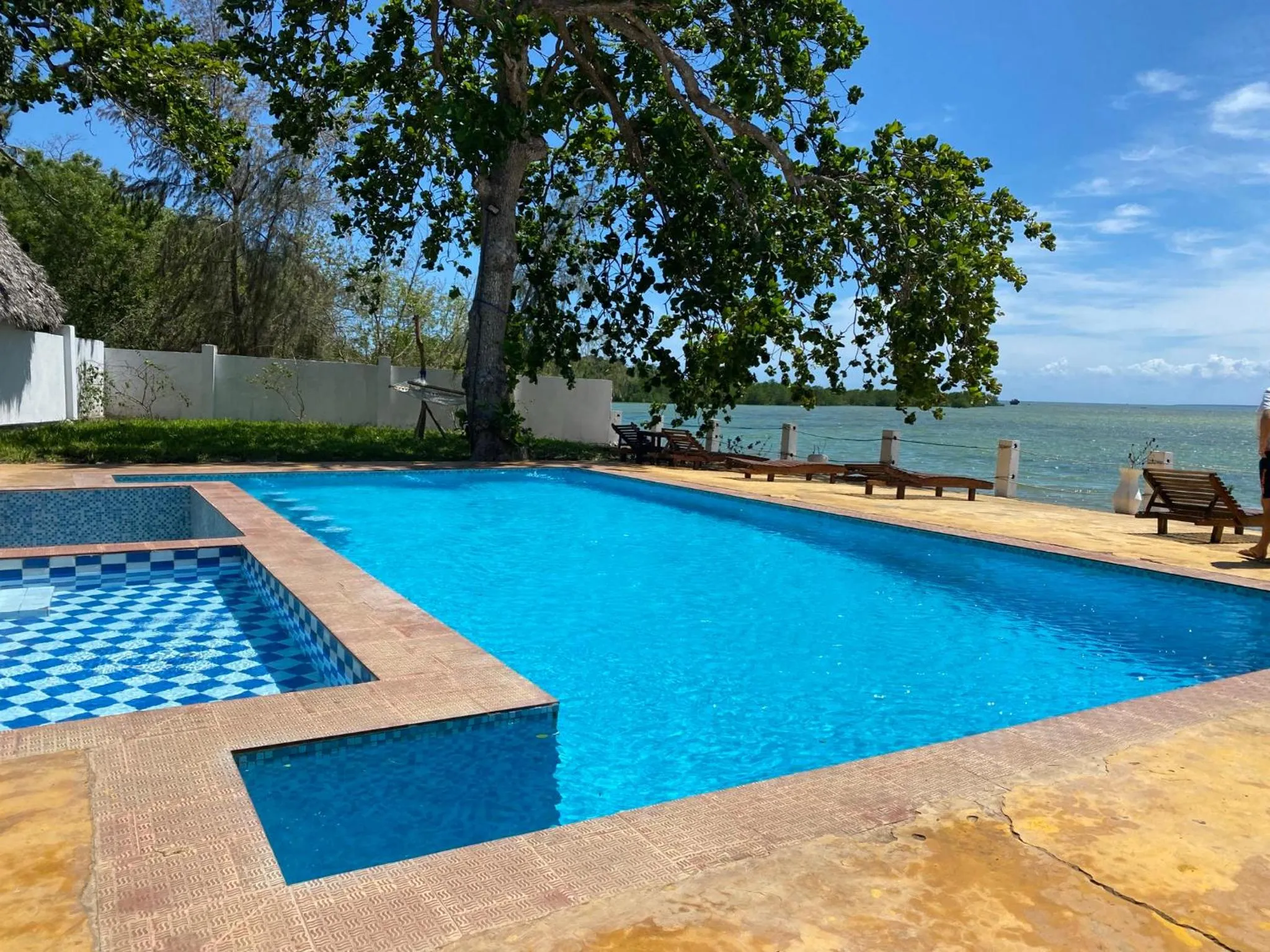 Pool view in Menai Bay Beach Bungalows