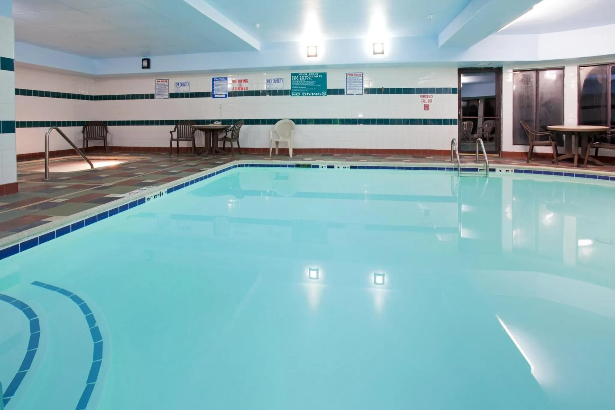 Swimming pool in Holiday Inn Express & Suites Colorado Springs North by IHG